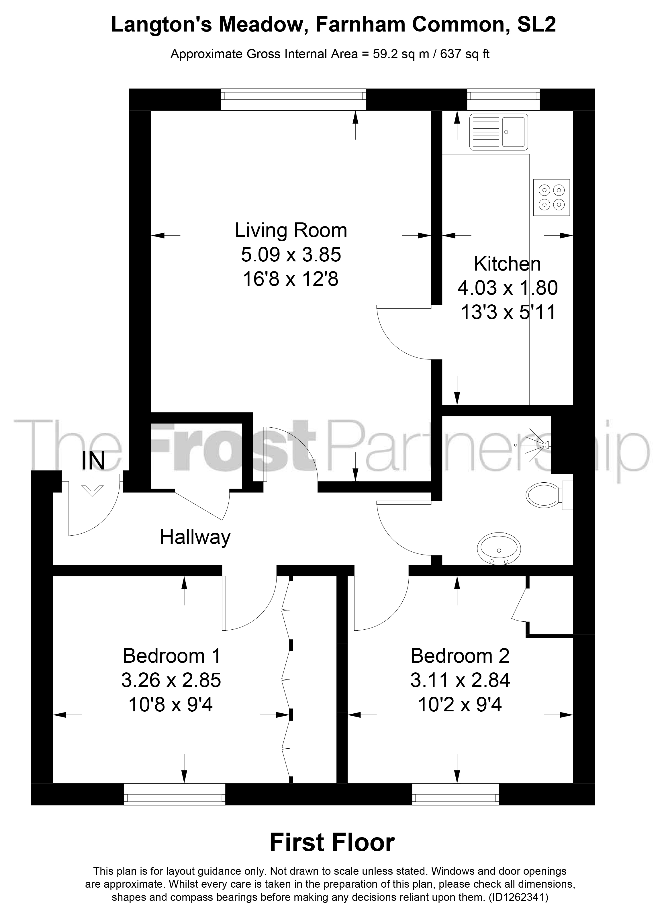 179,, Guardian Court, Farnham Common floorplan