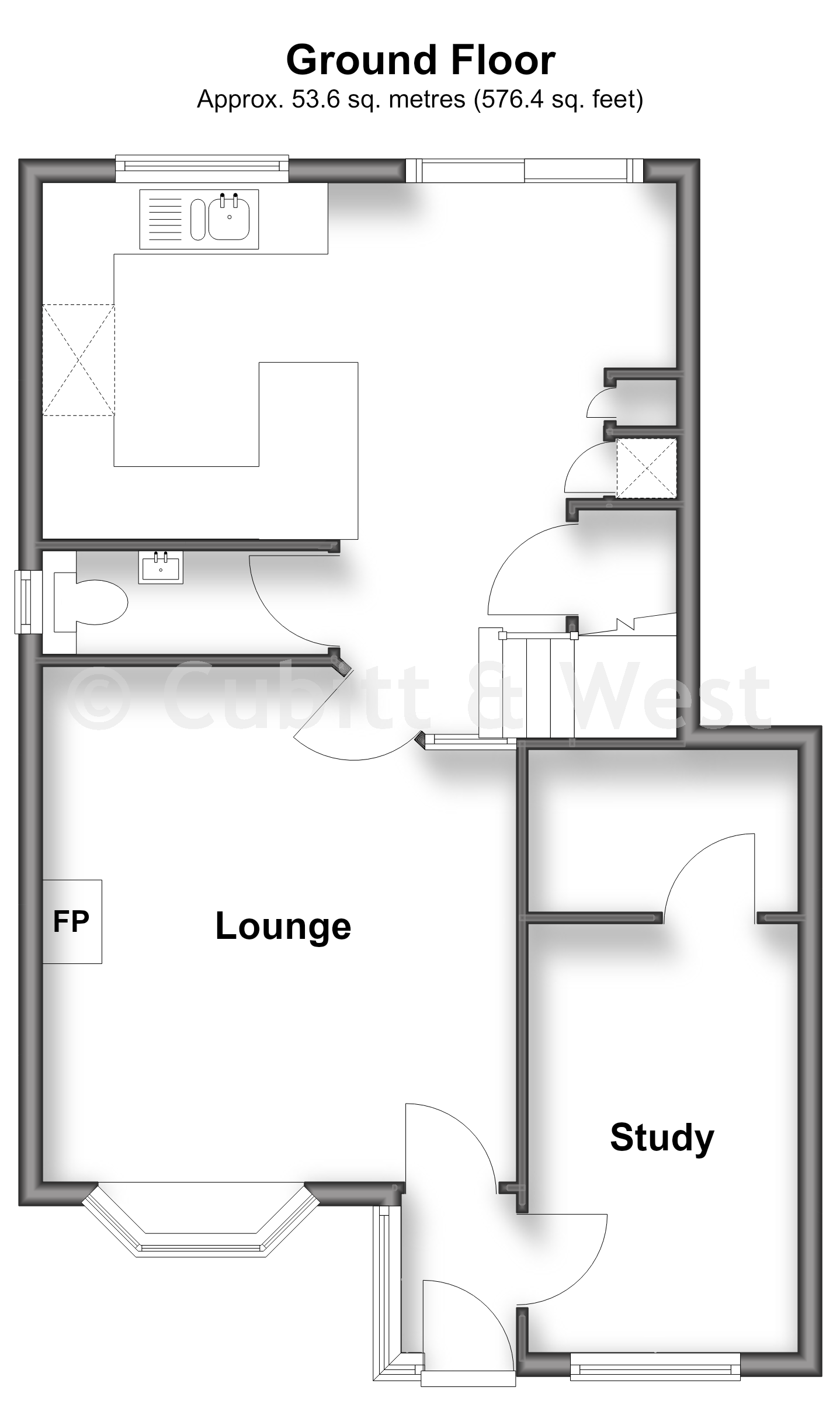 8, Mountbatten Close, Crawley floorplan