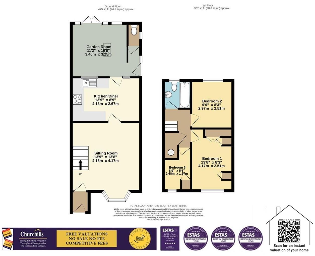 21, Drovers Court, York floorplan