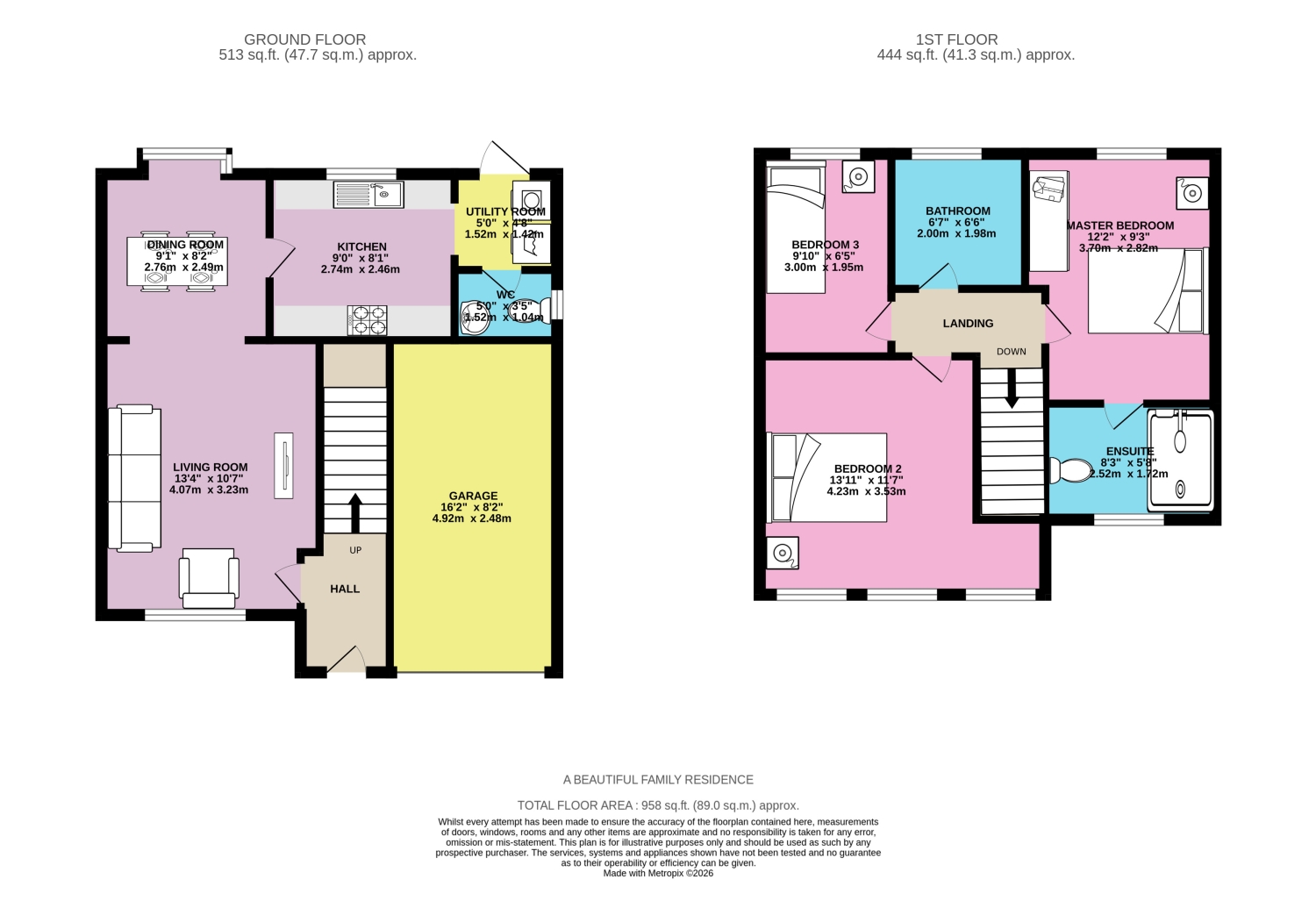 Slaley Close New Marske, Redcar floorplan