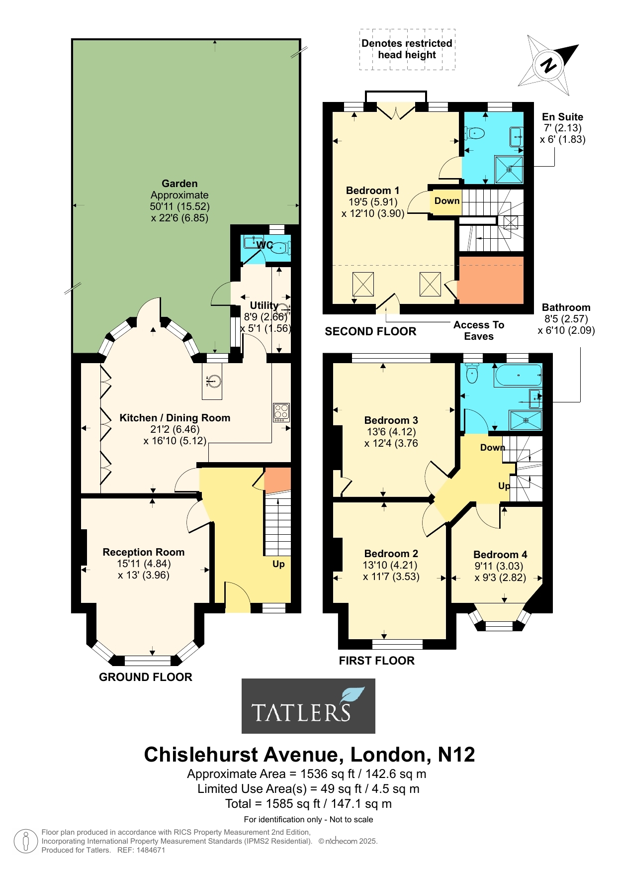 4, Chislehurst Avenue, London floorplan