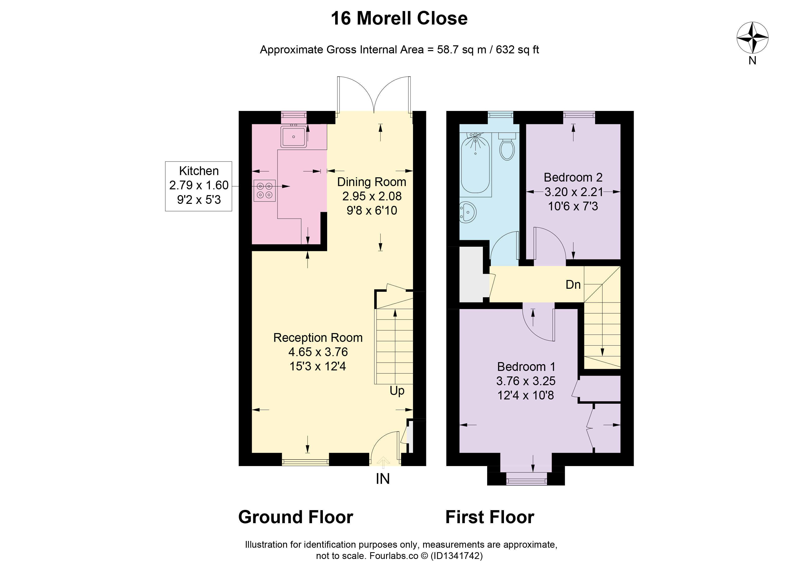 16, Morell Close, Barnet floorplan