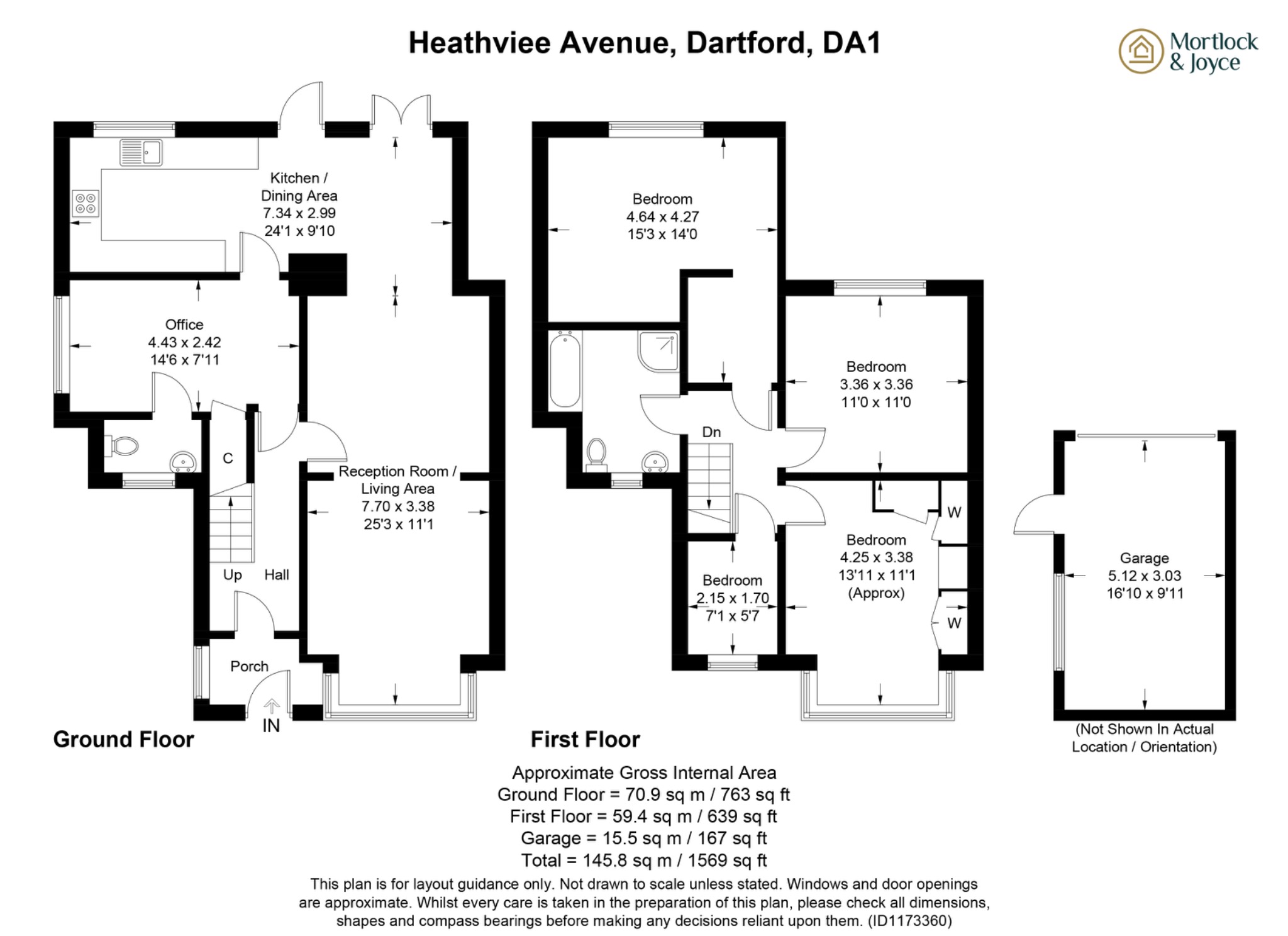 36, Heathview Avenue, Dartford floorplan