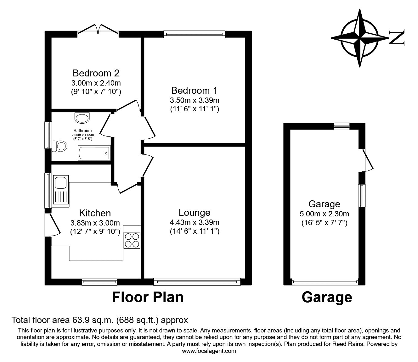 Dorothy Avenue, Newthorpe, Nottingham, Nottinghamshire NG16, 2 bedroom