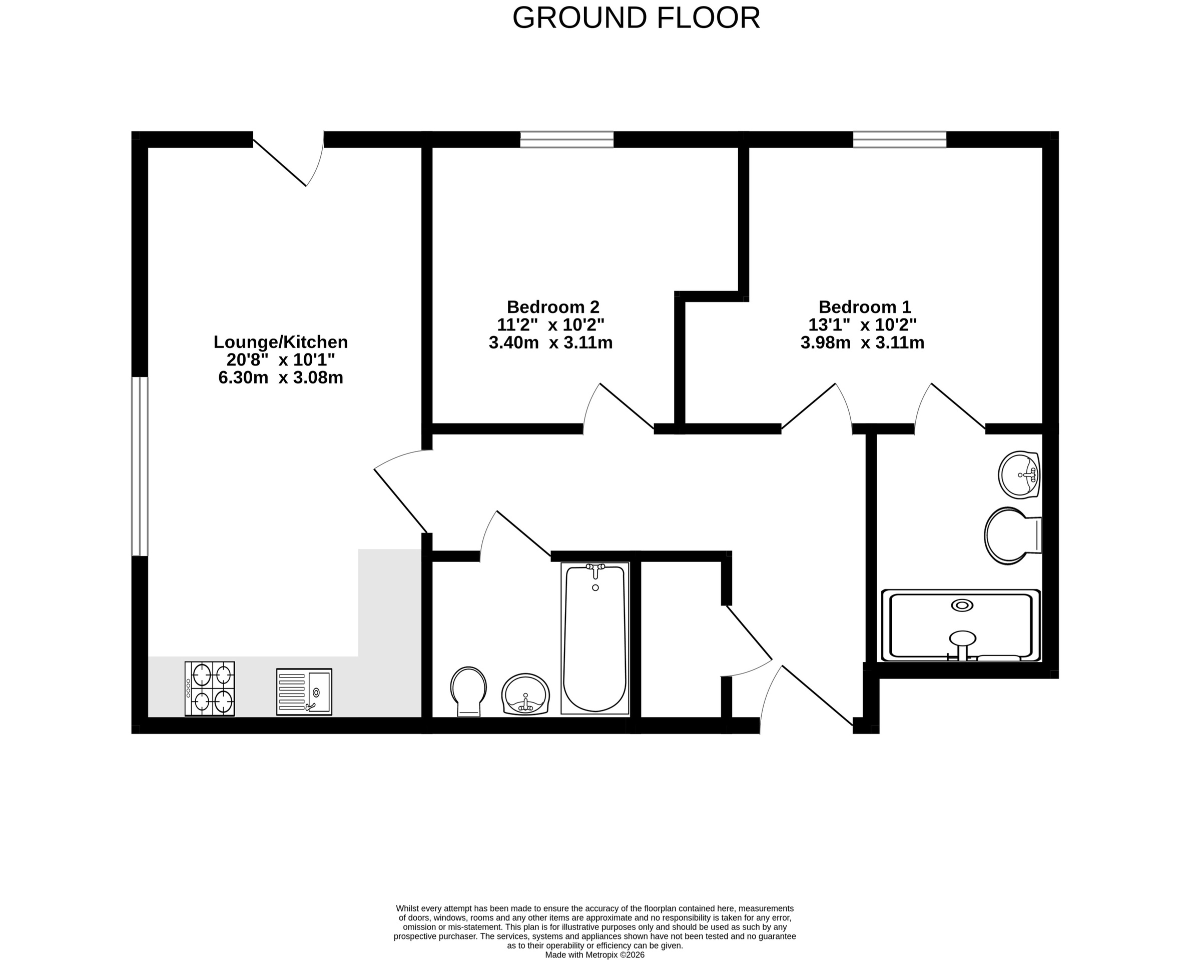 17 Clark Drive, Bristol floorplan