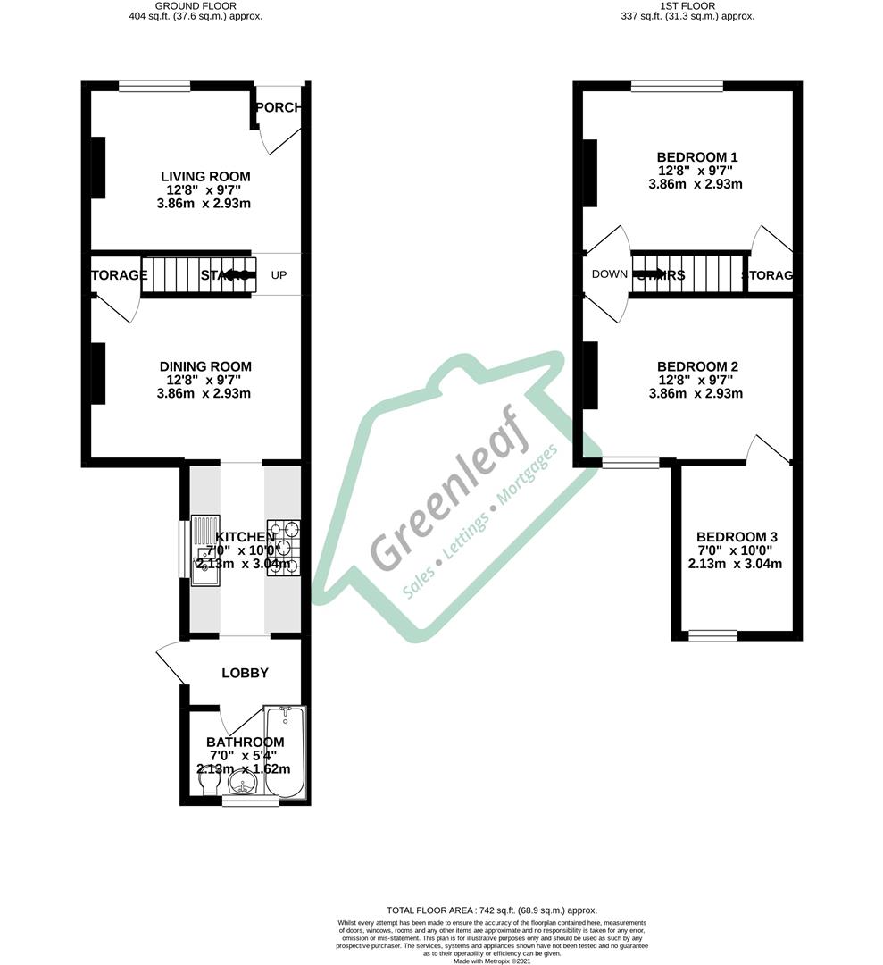 76, Gordon Road, Chatham floorplan
