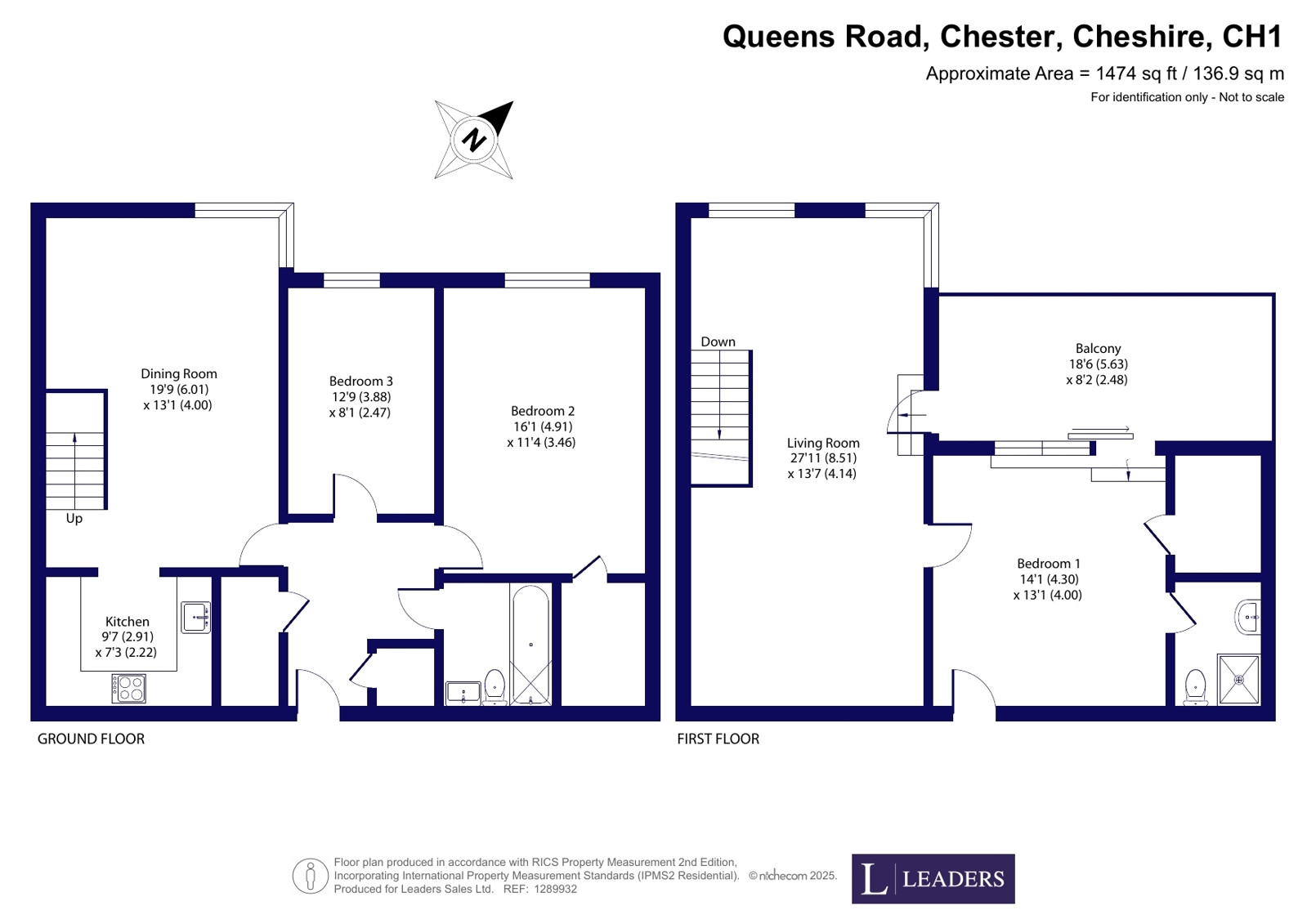 185, Queens Road, Cheshire floorplan