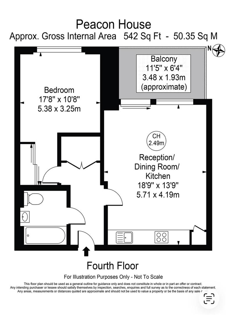 Flat 18, Peacon House, 2, Thonrey Close, London floorplan