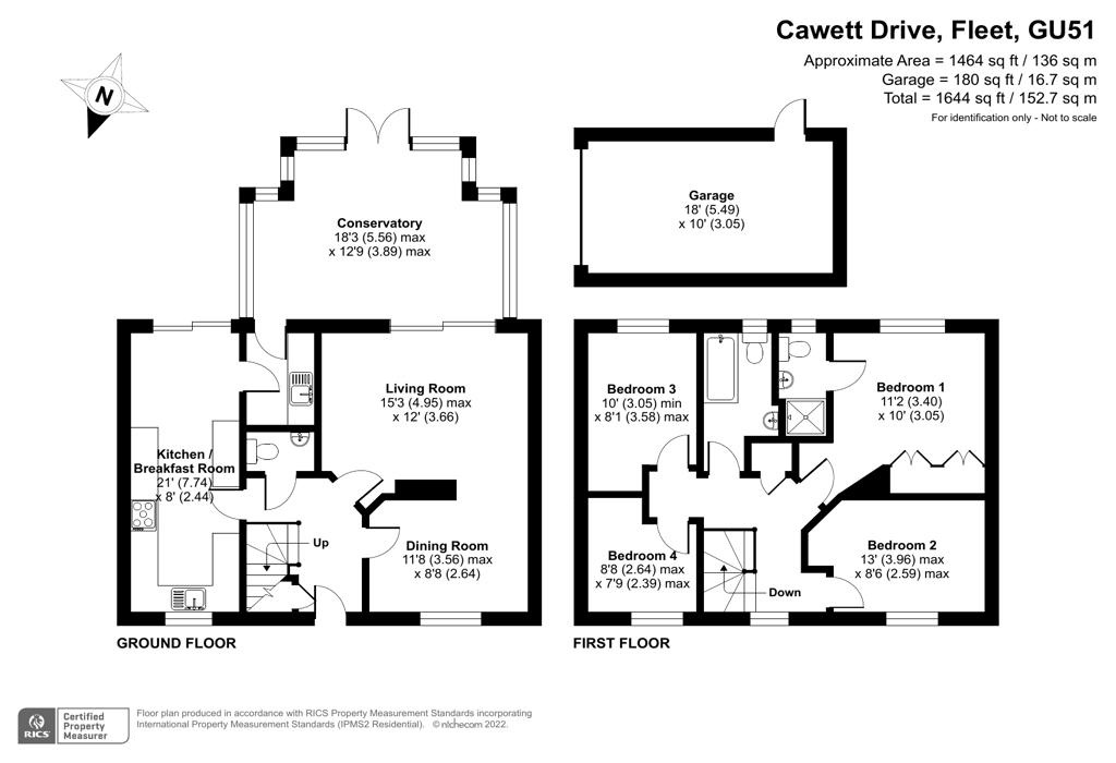 4, Cawett Drive, Hampshire floorplan