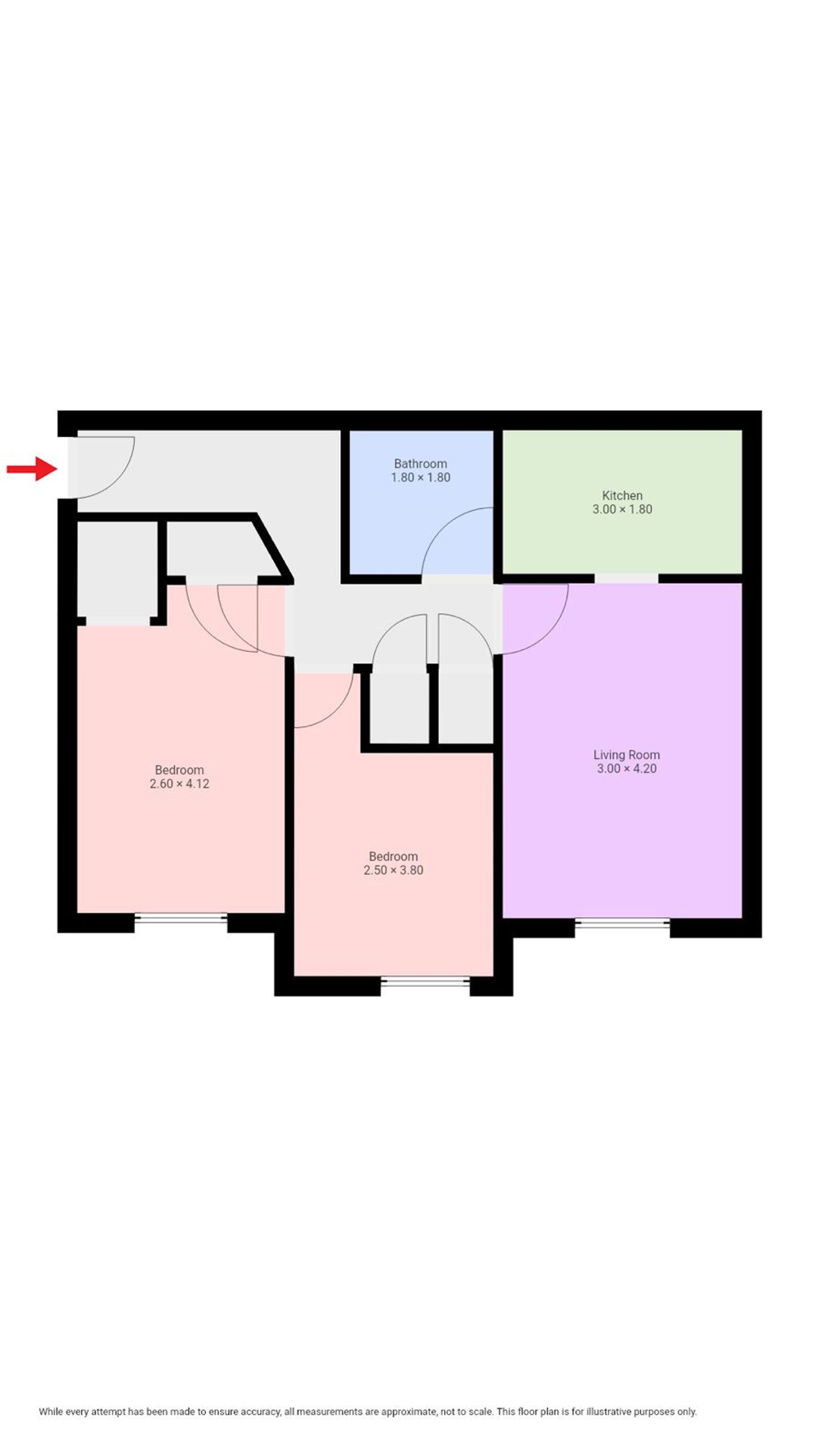 87 Mahon Court, Glasgow floorplan