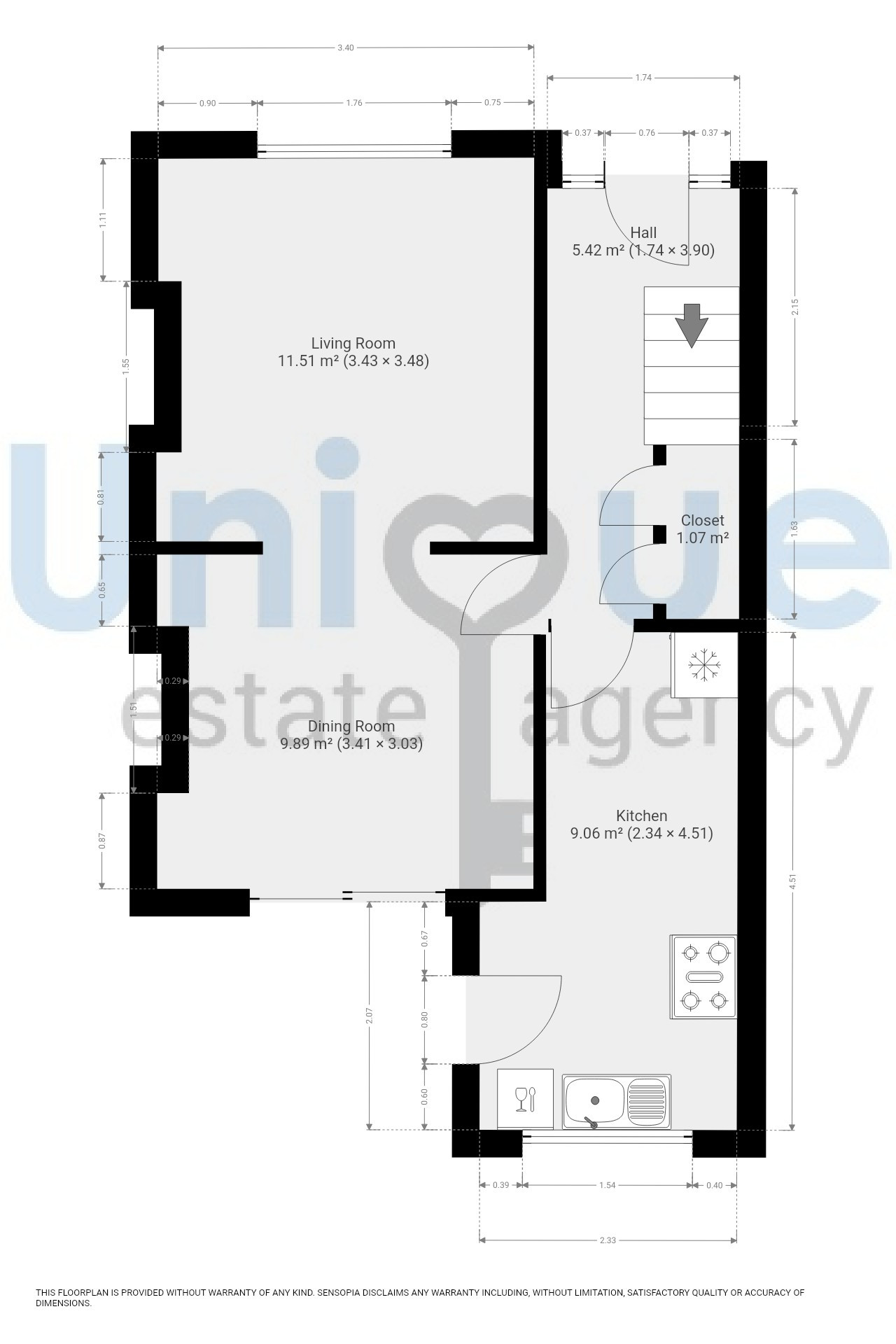1, Devon Avenue, Fleetwood floorplan