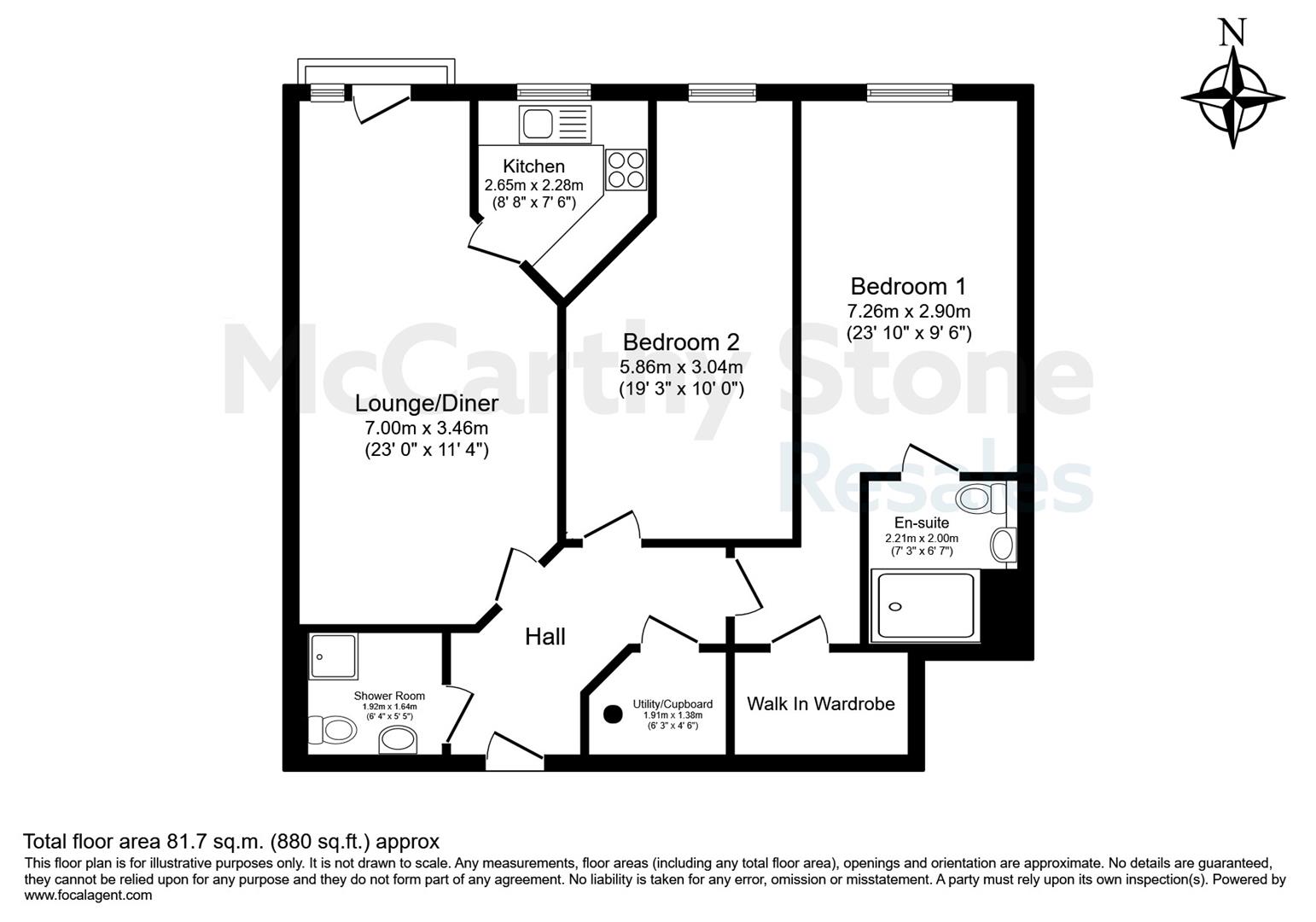 White Horse Lane, Maldon floorplan
