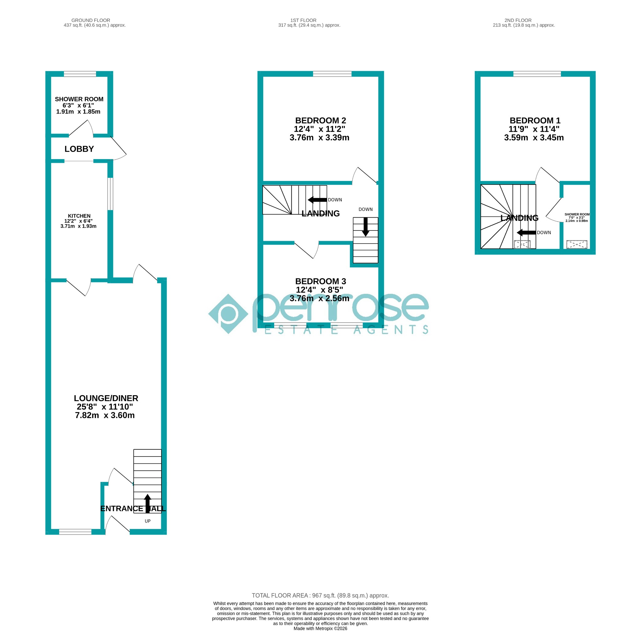 50 Ferndale Road, Luton, Bedfordshire floorplan