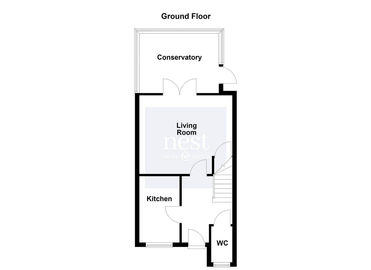 5, Canning Close, Leicester floorplan