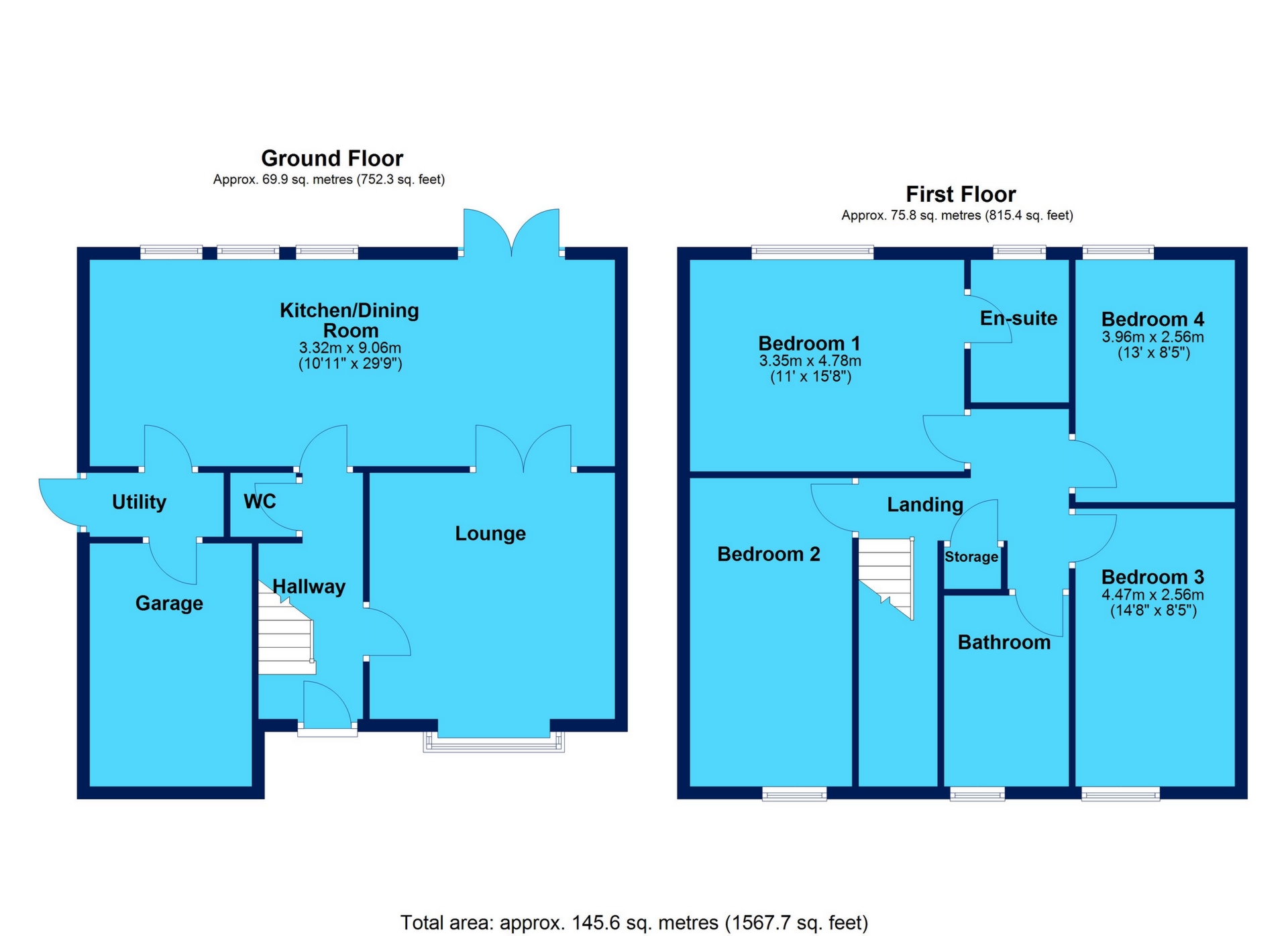 17, Railway View, Tredegar floorplan