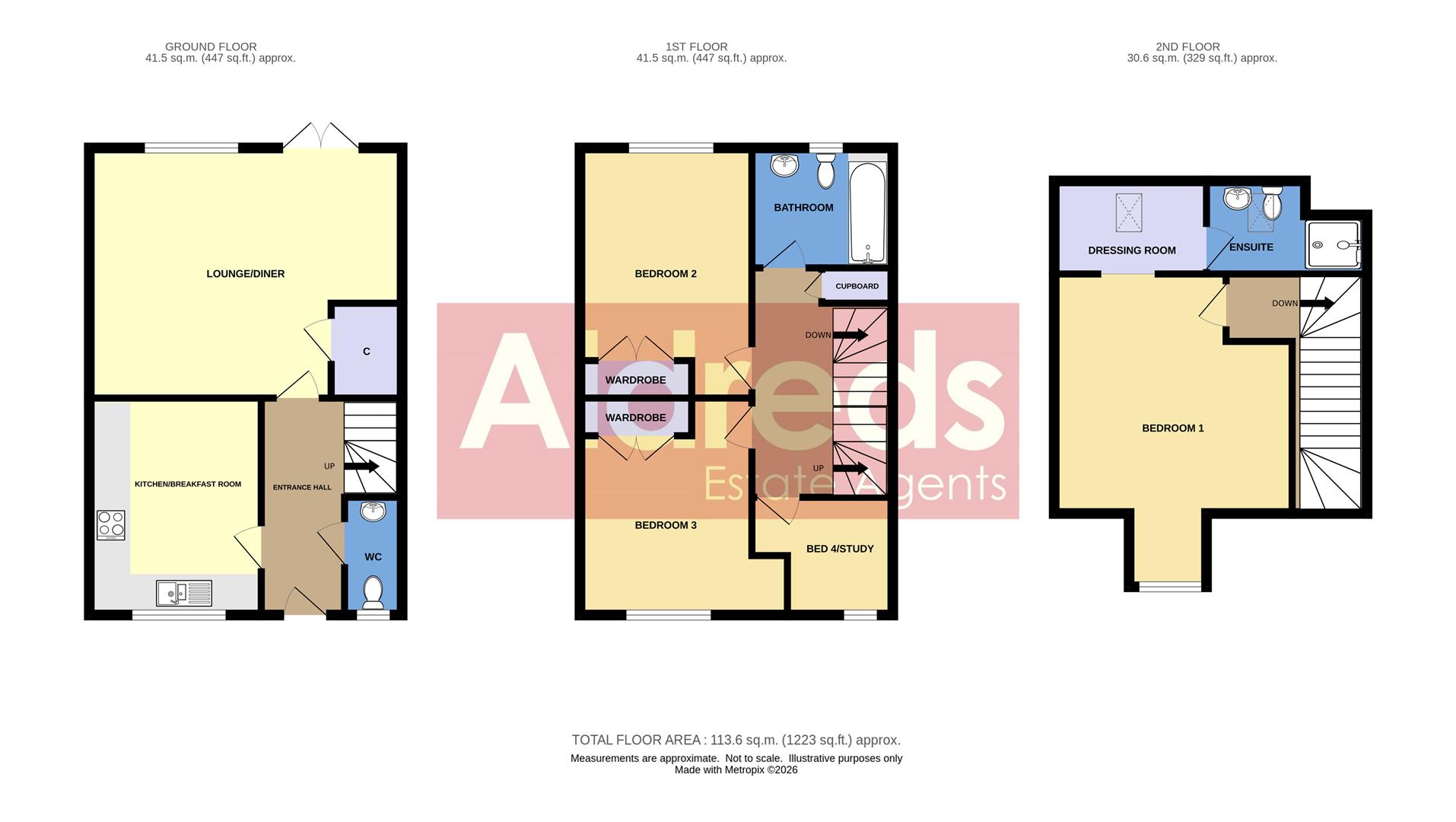 8 Darwin Court, Nuffield Crescent, Gorleston floorplan