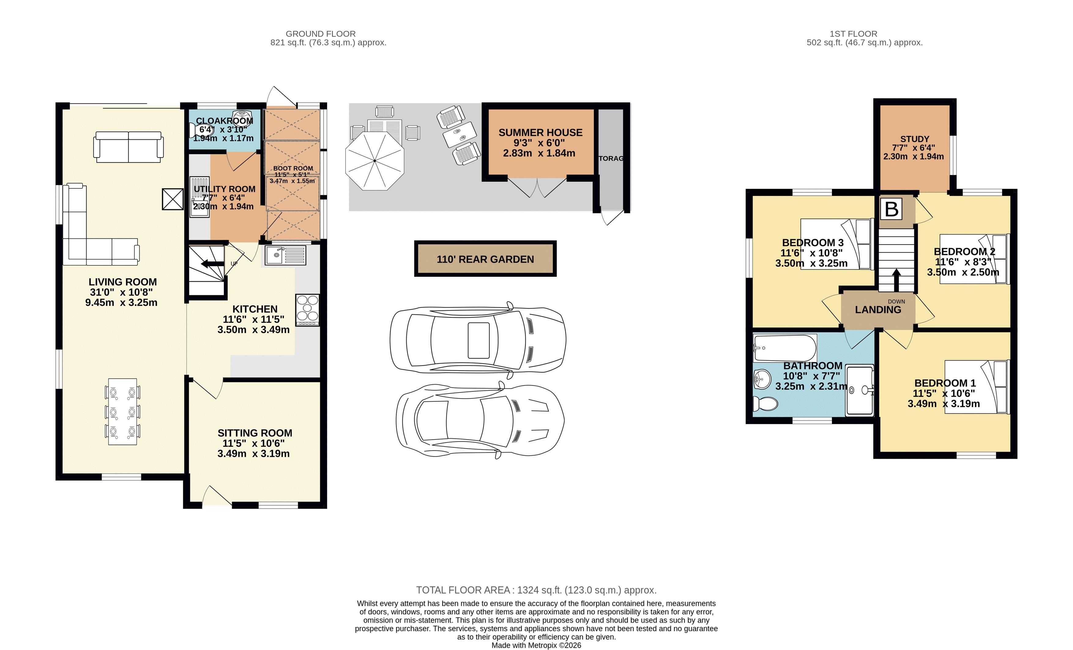 8 Fancy Row, Thurnham Lane, Maidstone floorplan