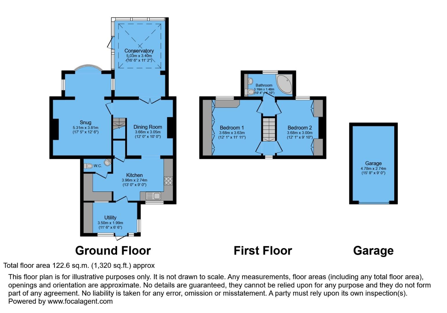 Dumble Cottage, 4, Grove Road, Chesterfield floorplan