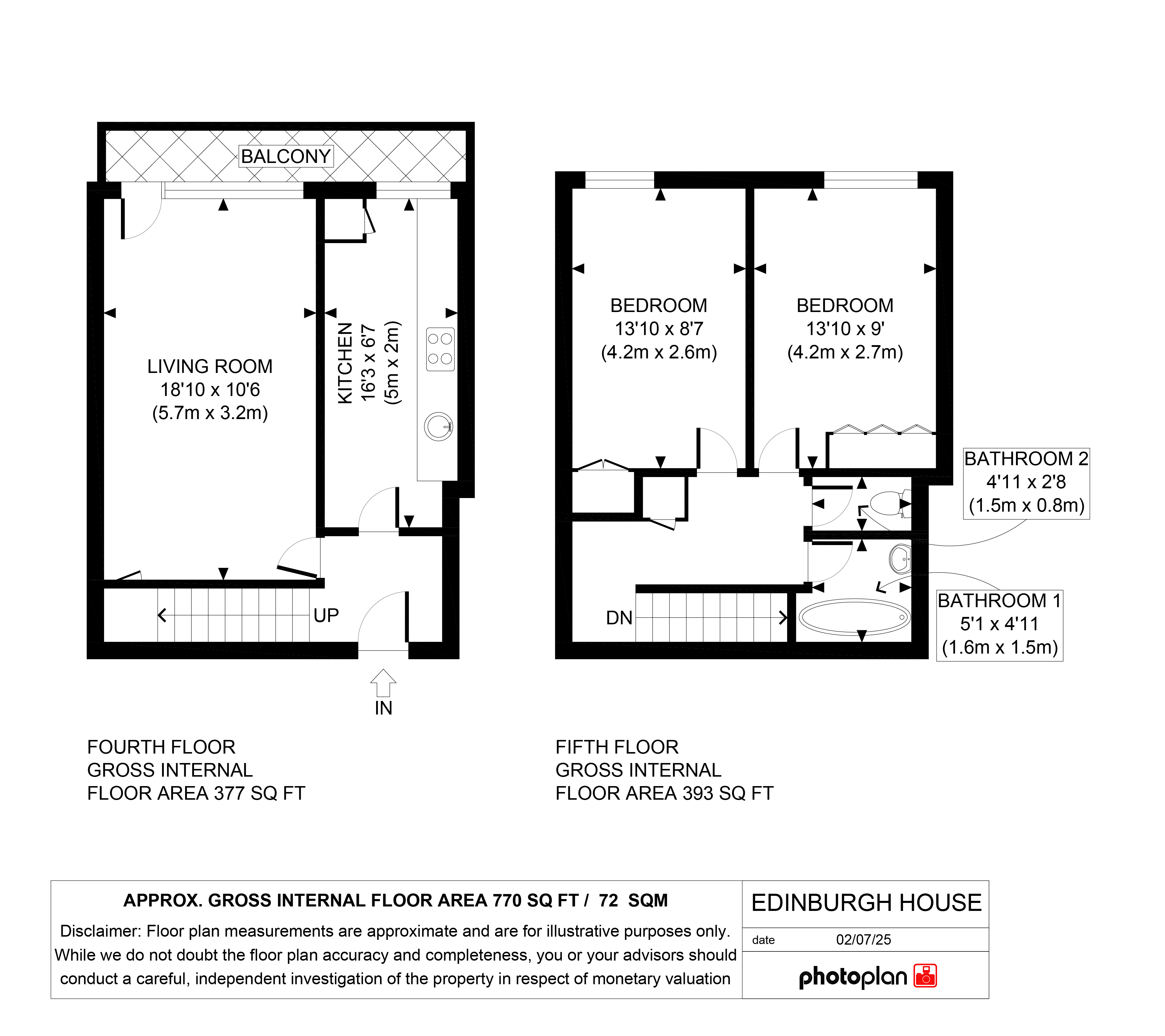 Edinburgh House, Maida Vale, London floorplan