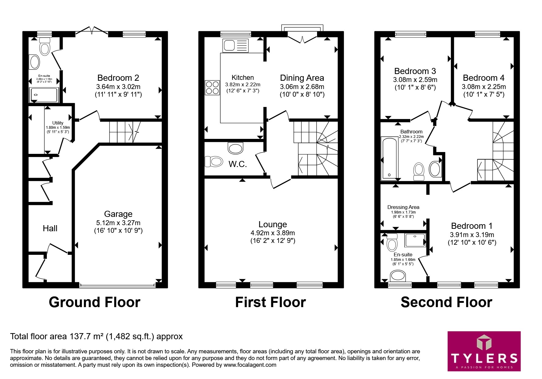 46, Merivale Way, Ely floorplan