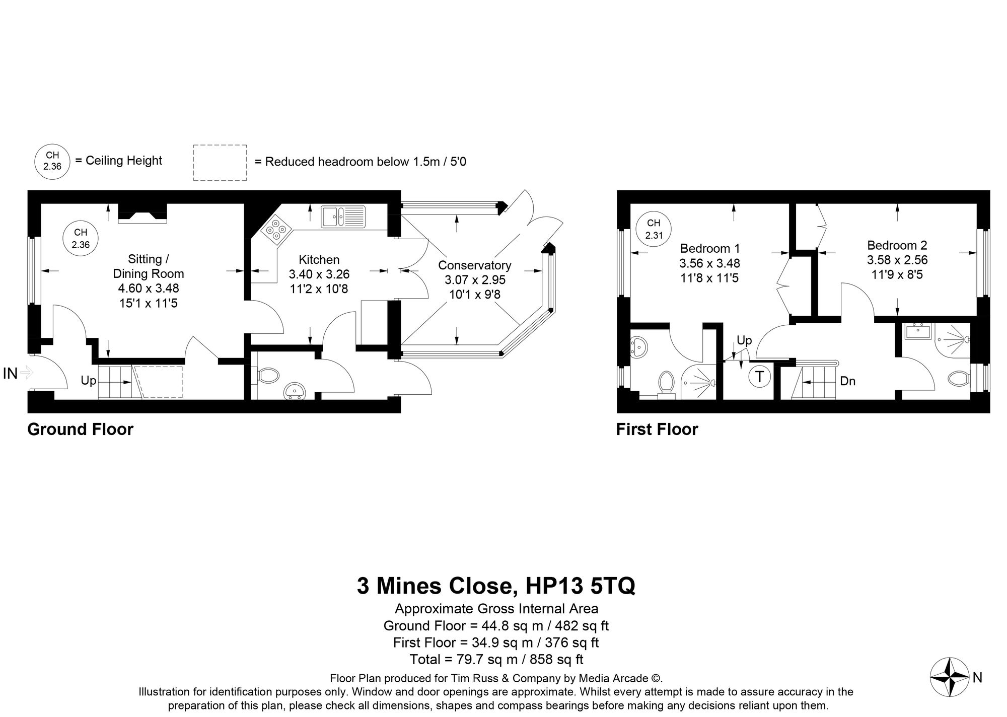 3 Mines Close, High Wycombe floorplan