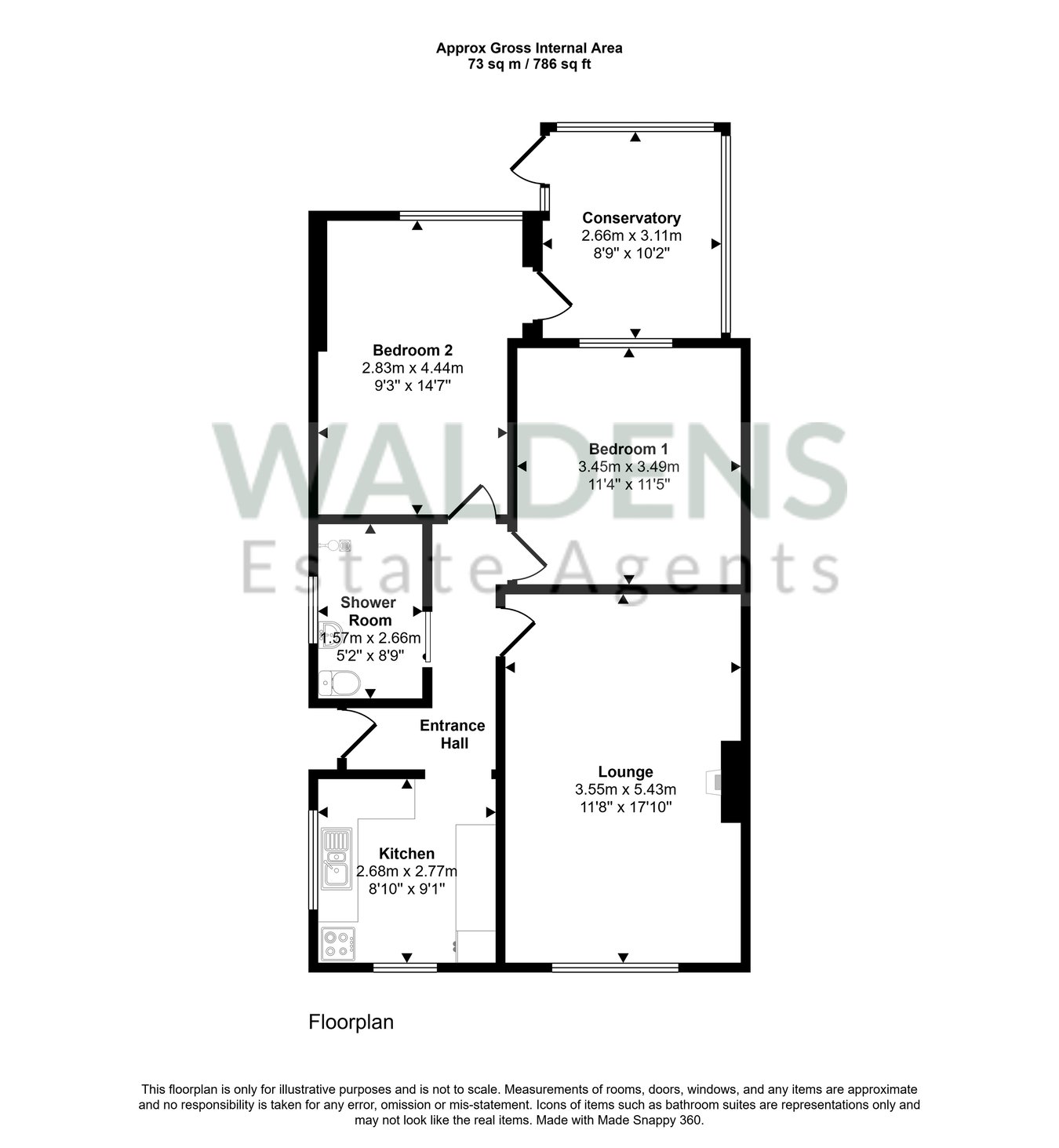 138, Margetts Road, Bedford floorplan