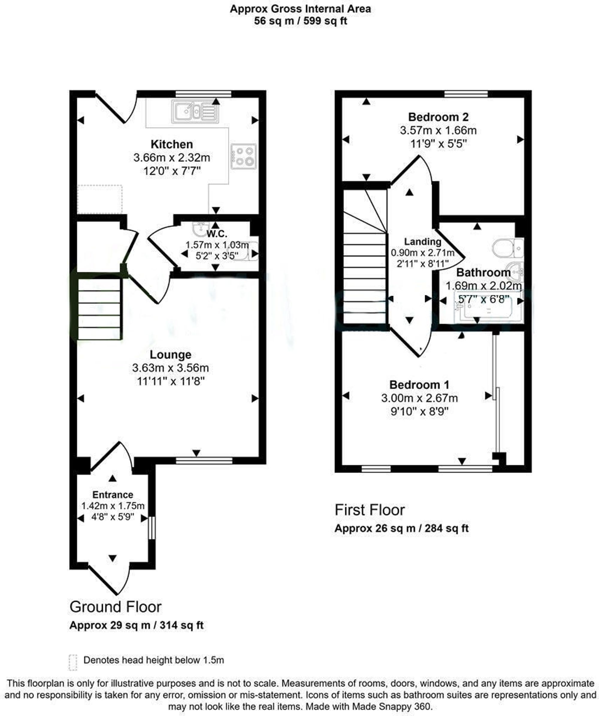 44 Round Ring Gardens, Penryn floorplan