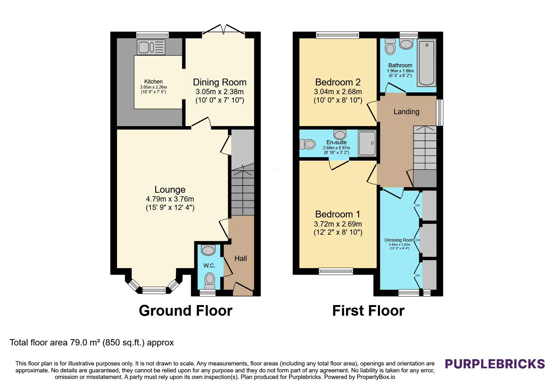 Roberts Court, Leyland floorplan