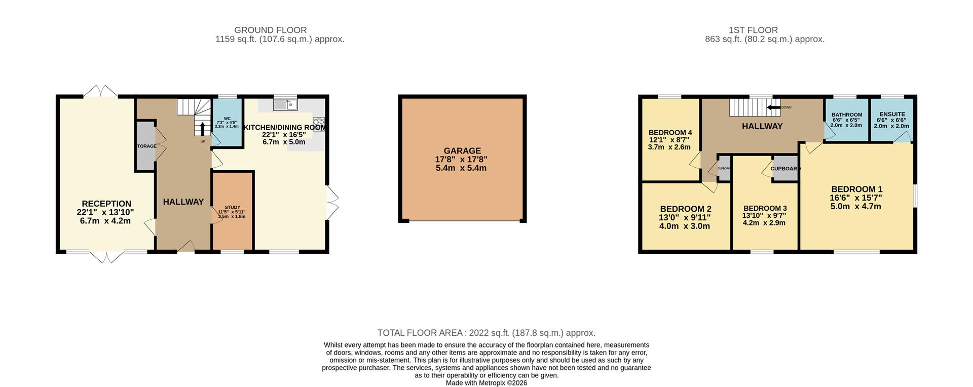 Mayflower Nursery House, Mill Road, Chelmsford floorplan
