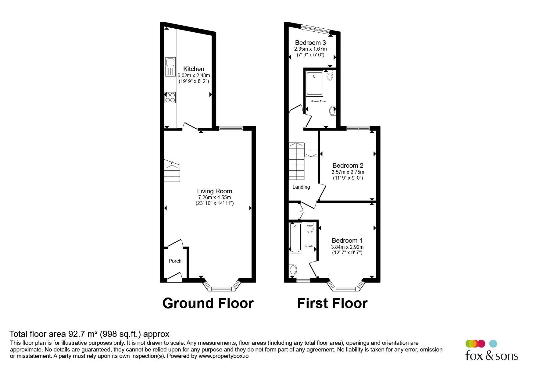 Upper North Street, Brighton floorplan