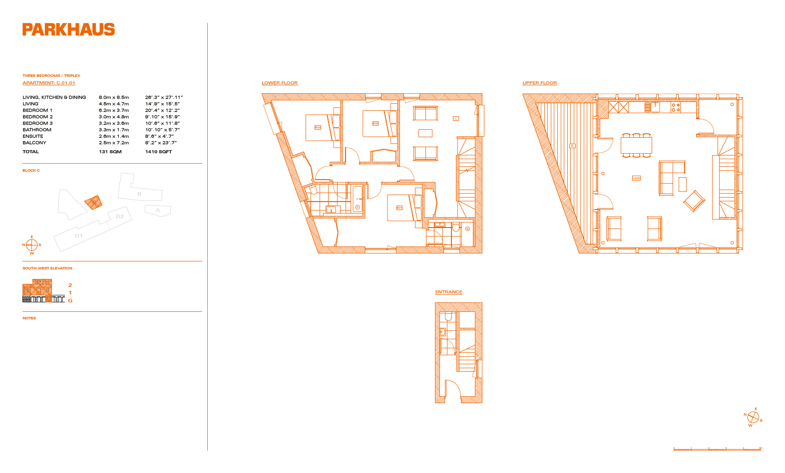 Flat 1, 3, Mapple Path, London floorplan