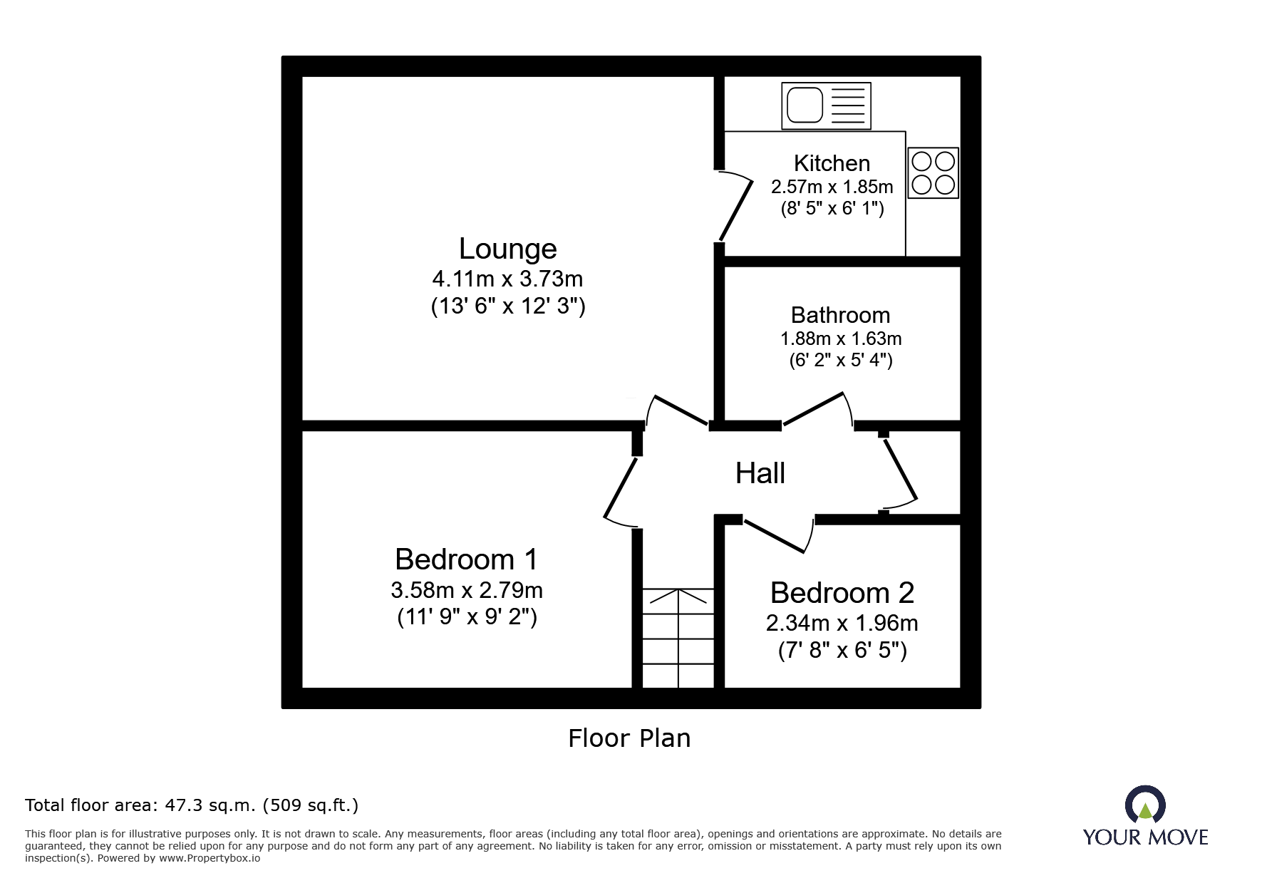 52, Ascot Parade, West Yorkshire floorplan