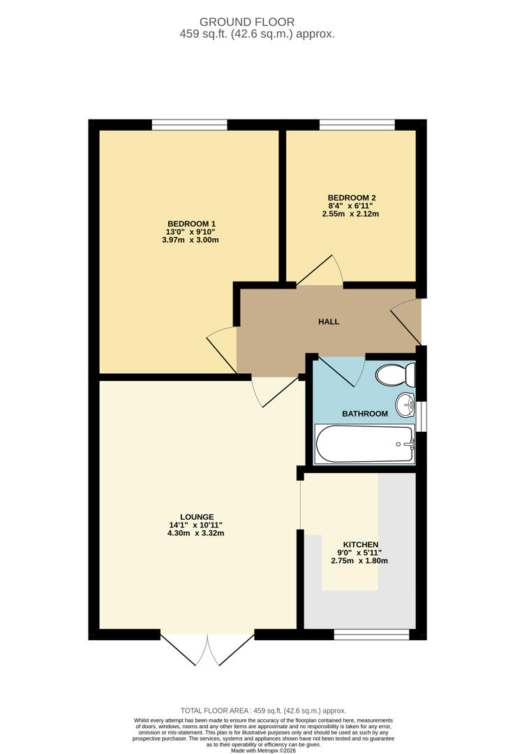 25, Elm Close, Coventry floorplan