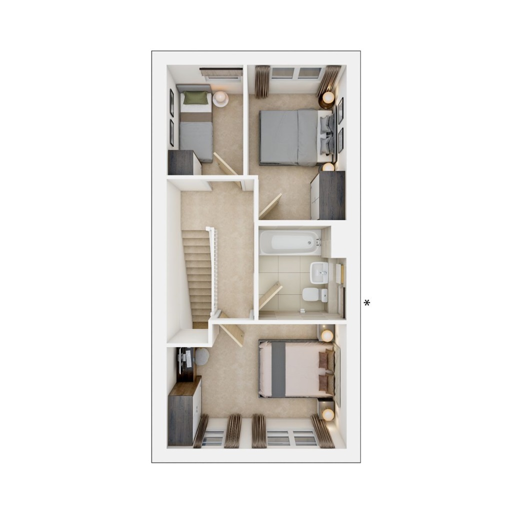 The Ambleford - Plot 954, Sherford, Lunar Crescent, Sherford, Plymouth floorplan