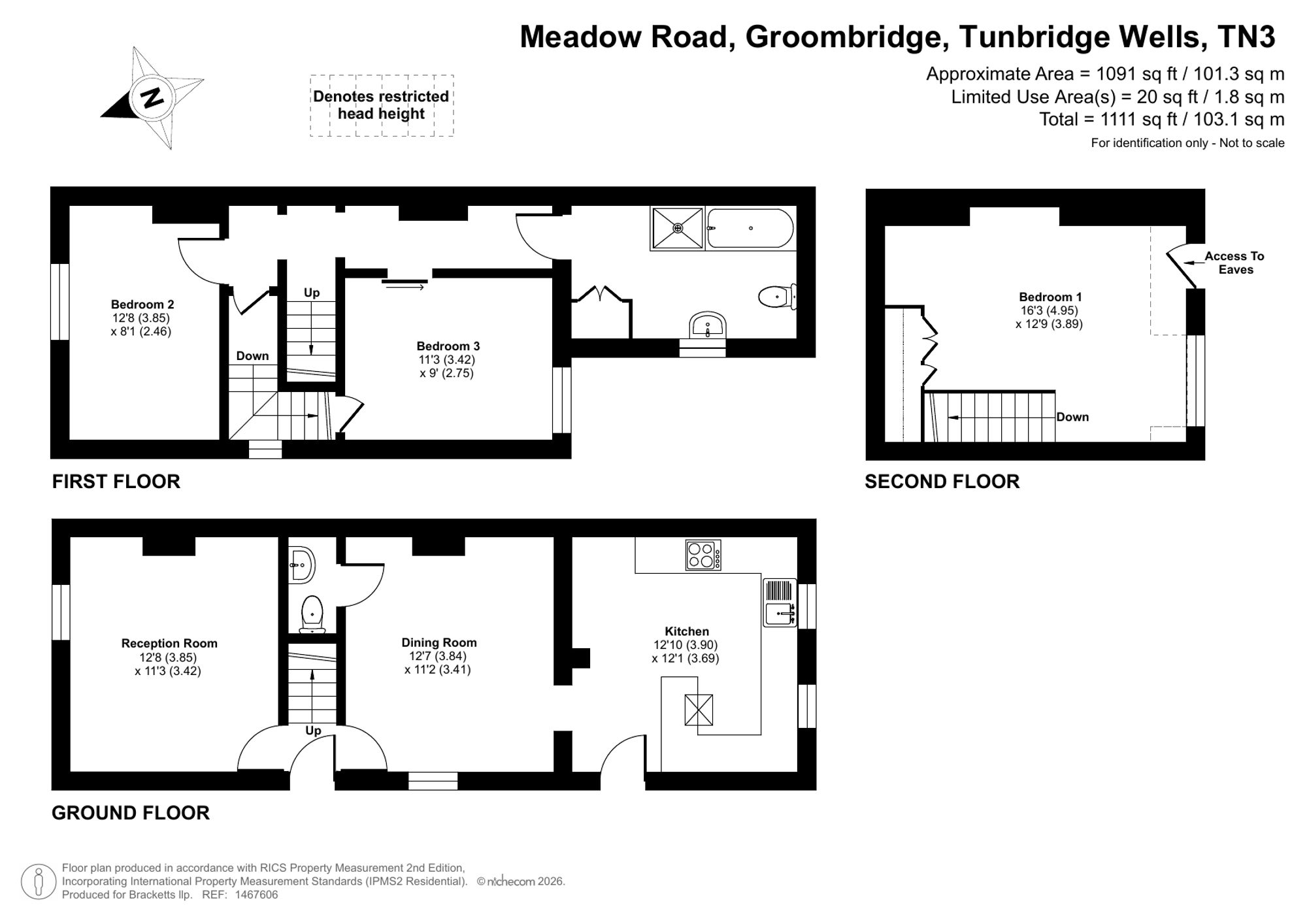 11 Meadow Road, Tunbridge Wells floorplan