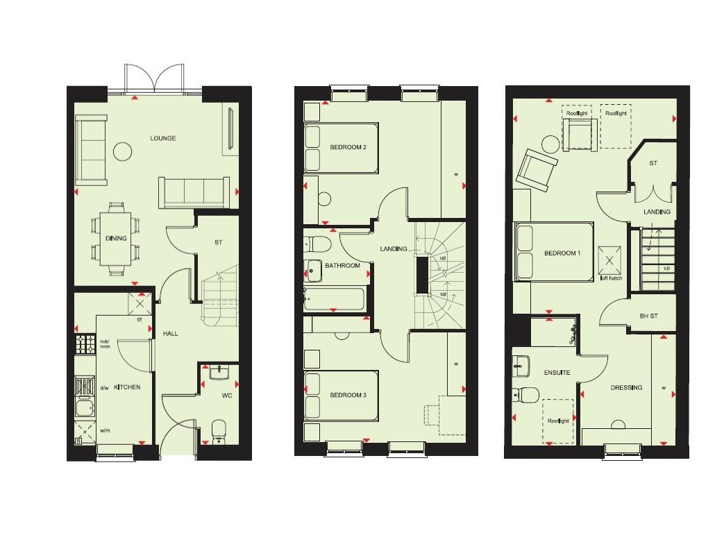 Plot 81, Chaulden Meadows, Long Chaulden, Hemel Hempstead floorplan