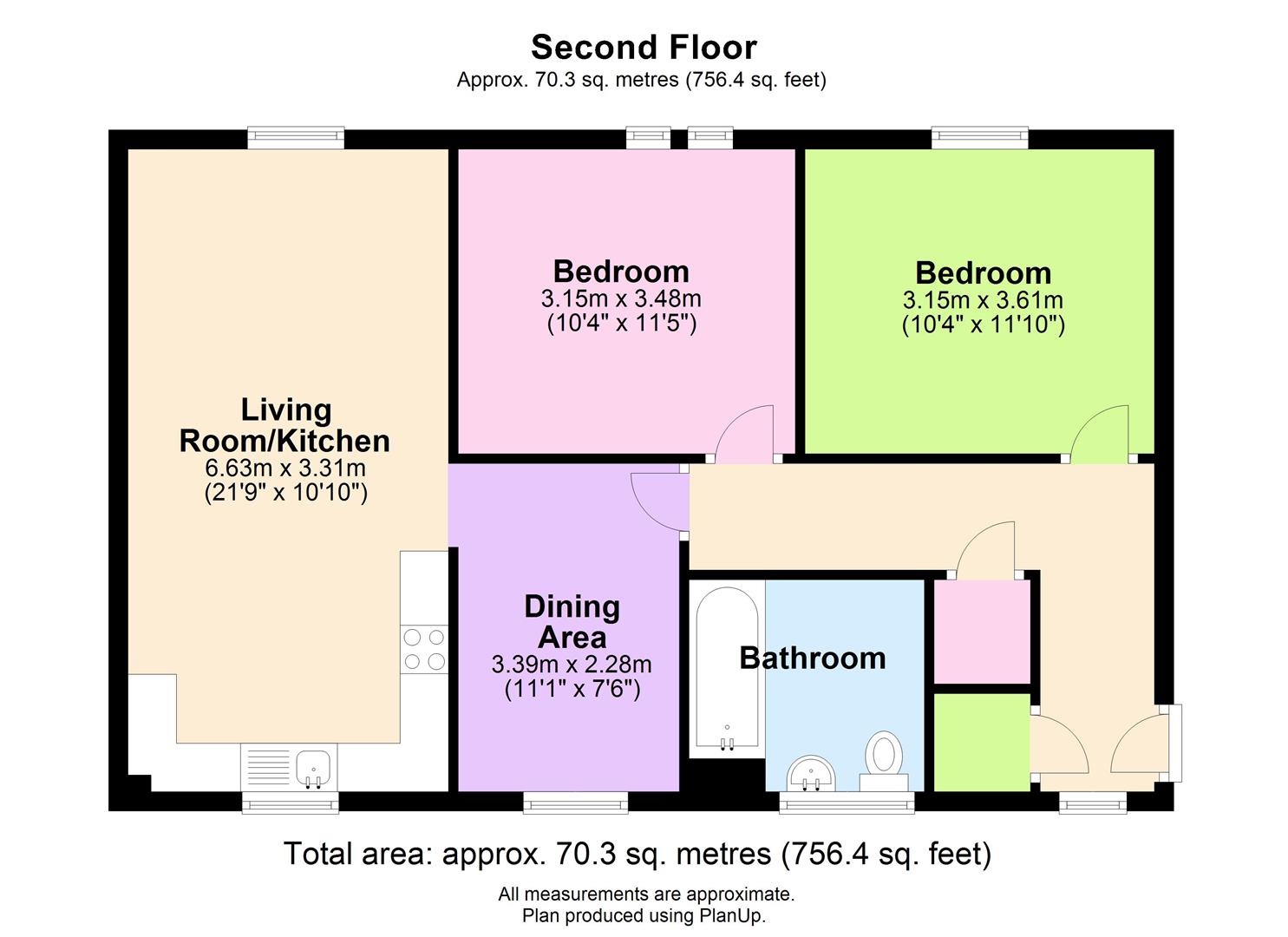 2 Bedrooms Flat for sale in Miller Place, Epsom KT19