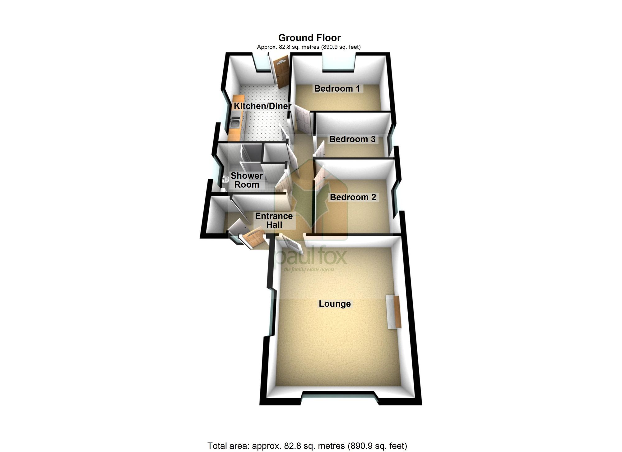 33 Newbolt Close, Market Rasen floorplan