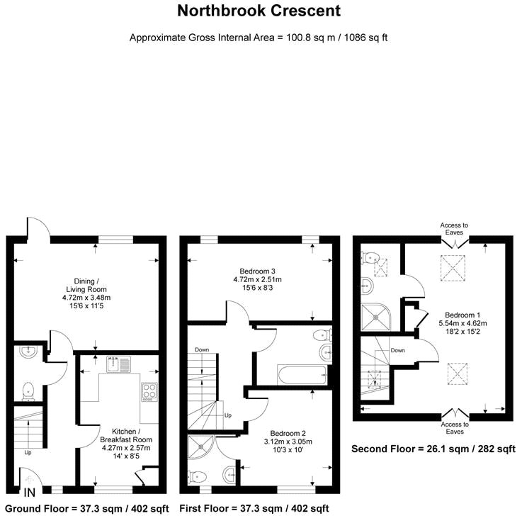 Northbrook Crescent, Hampshire floorplan
