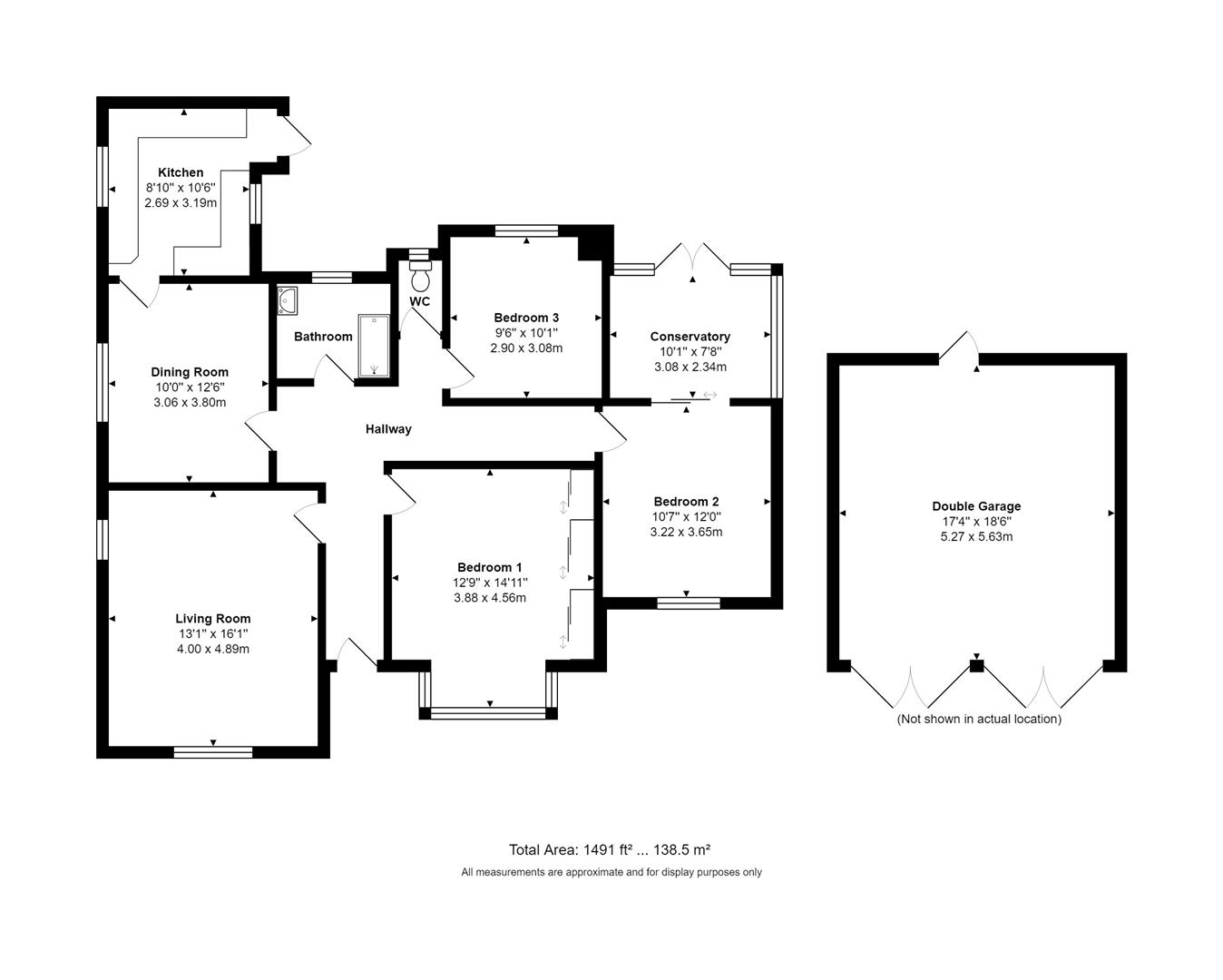 1, Elvetham Road, Fleet floorplan