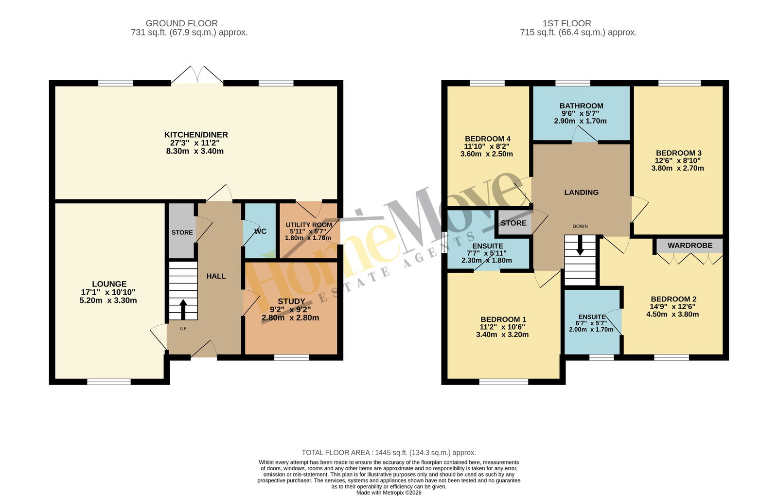 12, Upper Oaks Drive, Great Glen floorplan