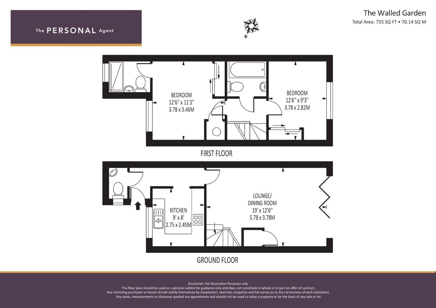 21, The Walled Garden, Tadworth floorplan