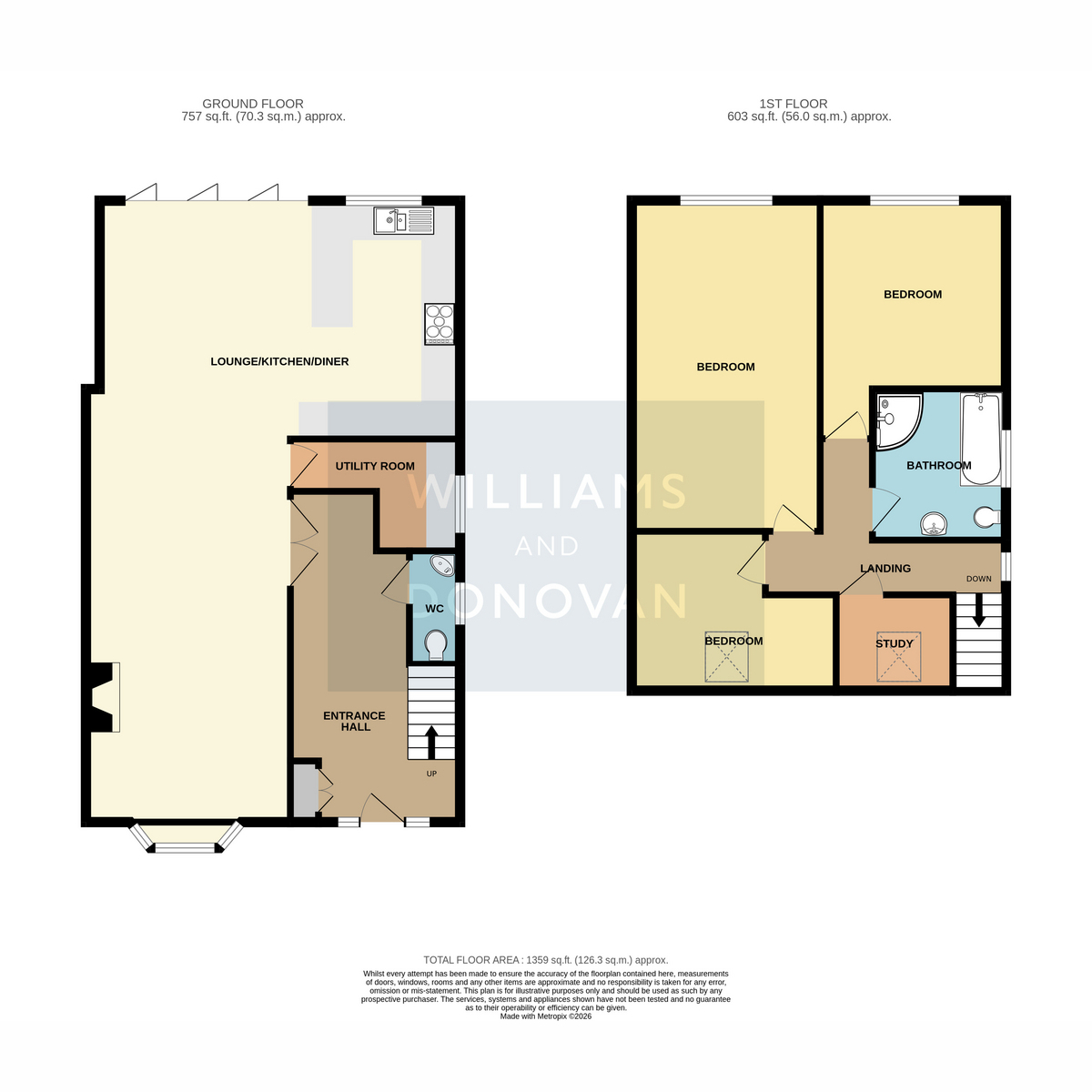 105, Chesterfield Avenue, Benfleet floorplan