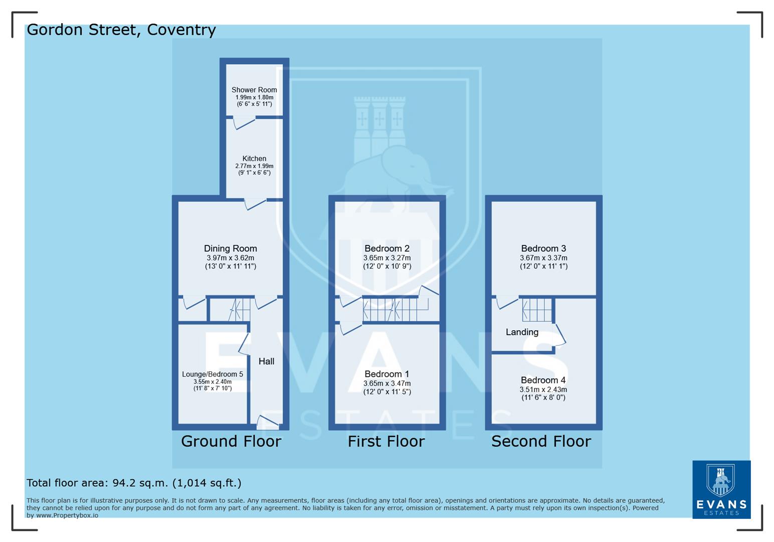19, Gordon Street, Coventry floorplan