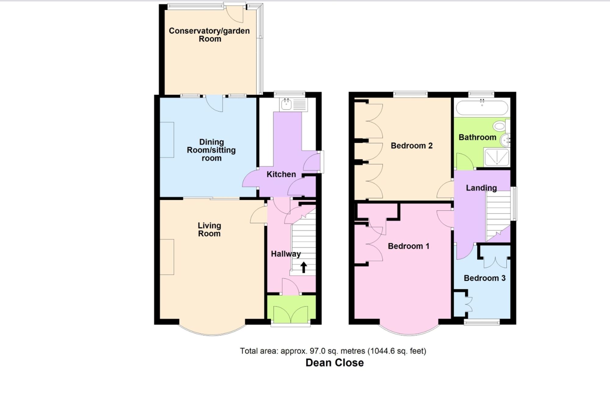 9 Dean Close, Bradford floorplan