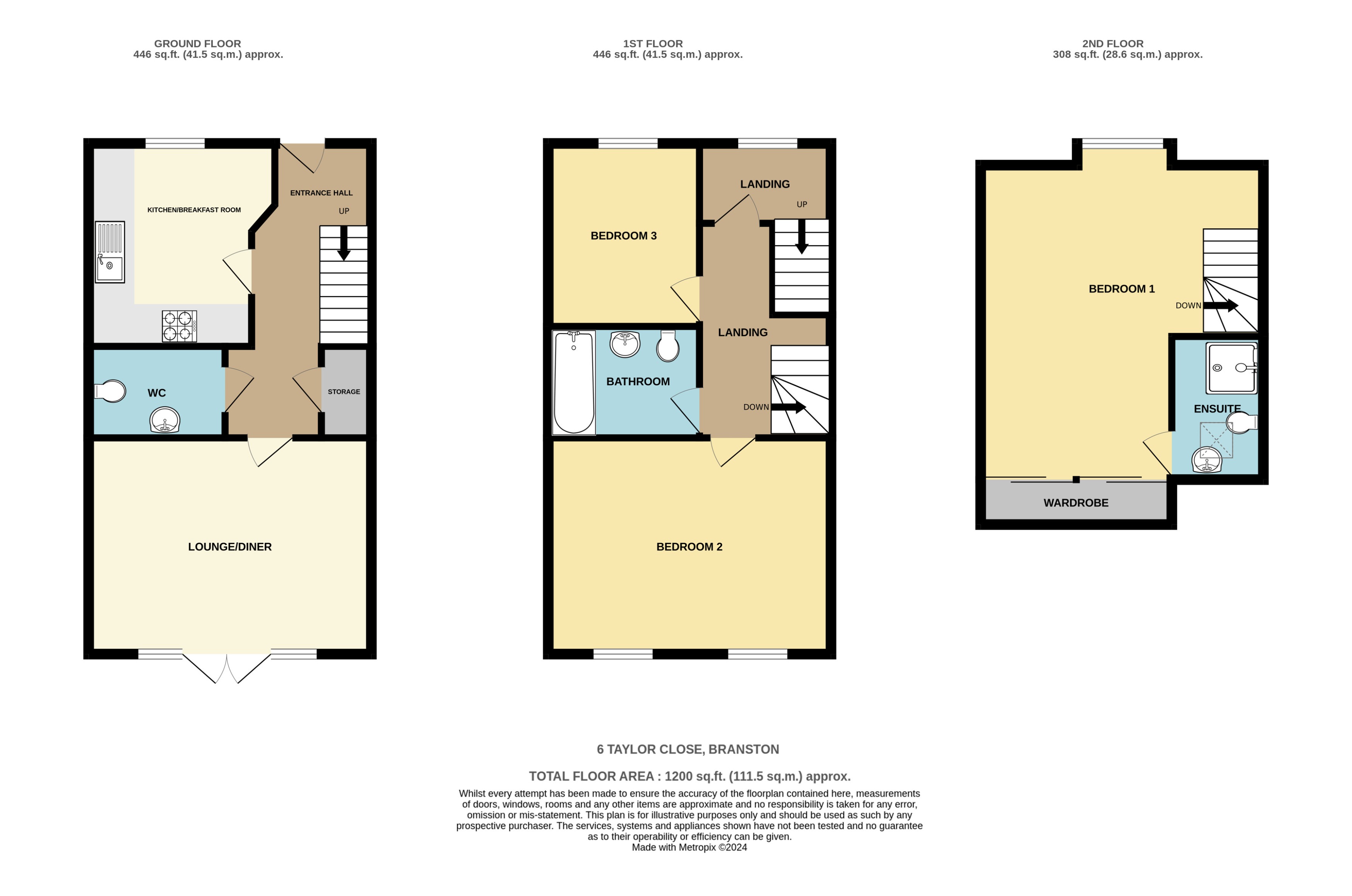 Taylor Close, Lincoln LN4, 3 bedroom town house for sale 68571051