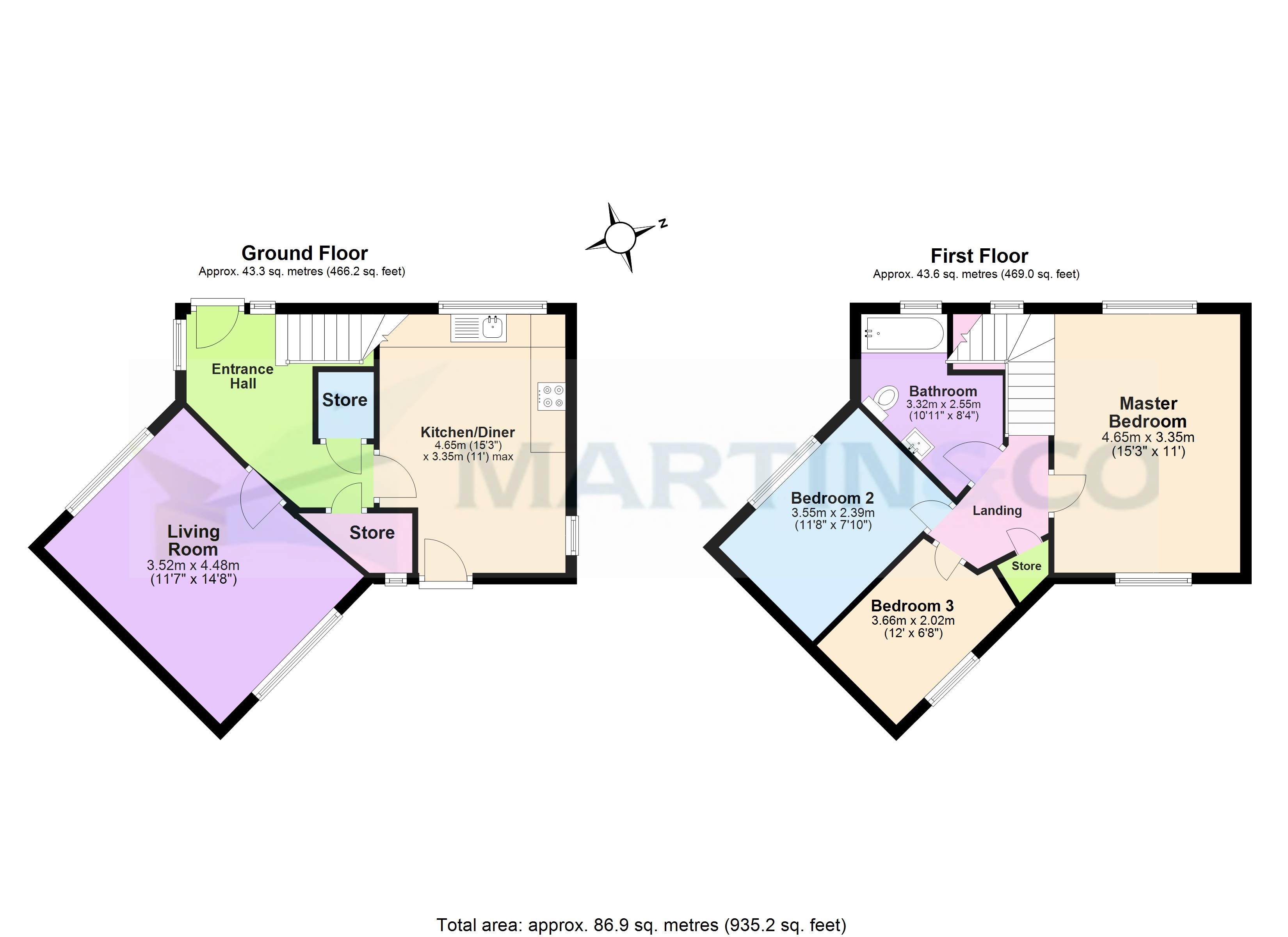 11, Highfield Lane, Worksop floorplan