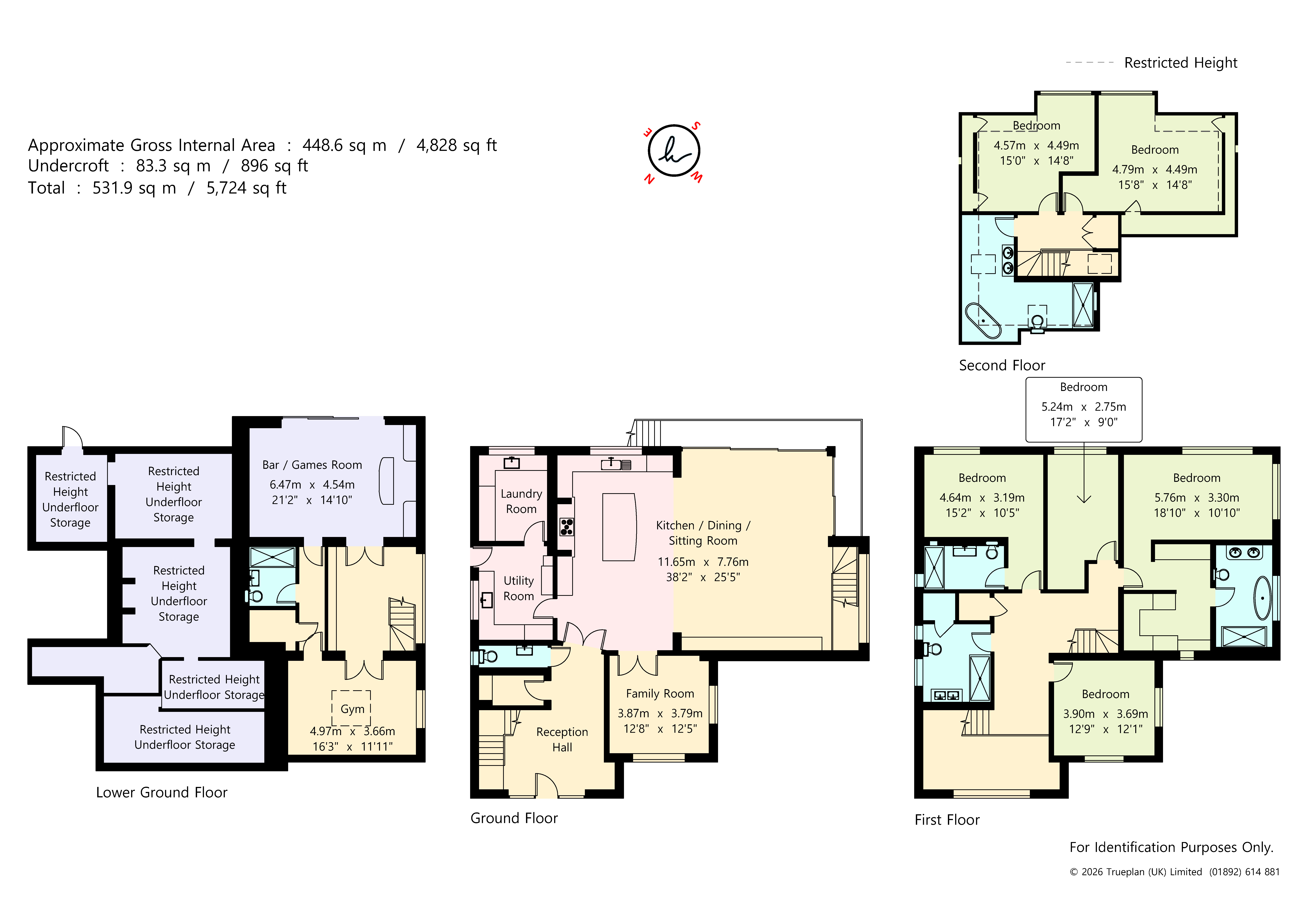14, Claremont Gardens, Tunbridge Wells floorplan