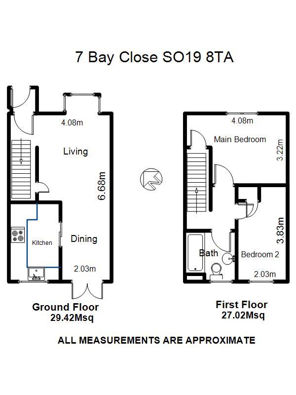 7, Bay Close, Southampton floorplan