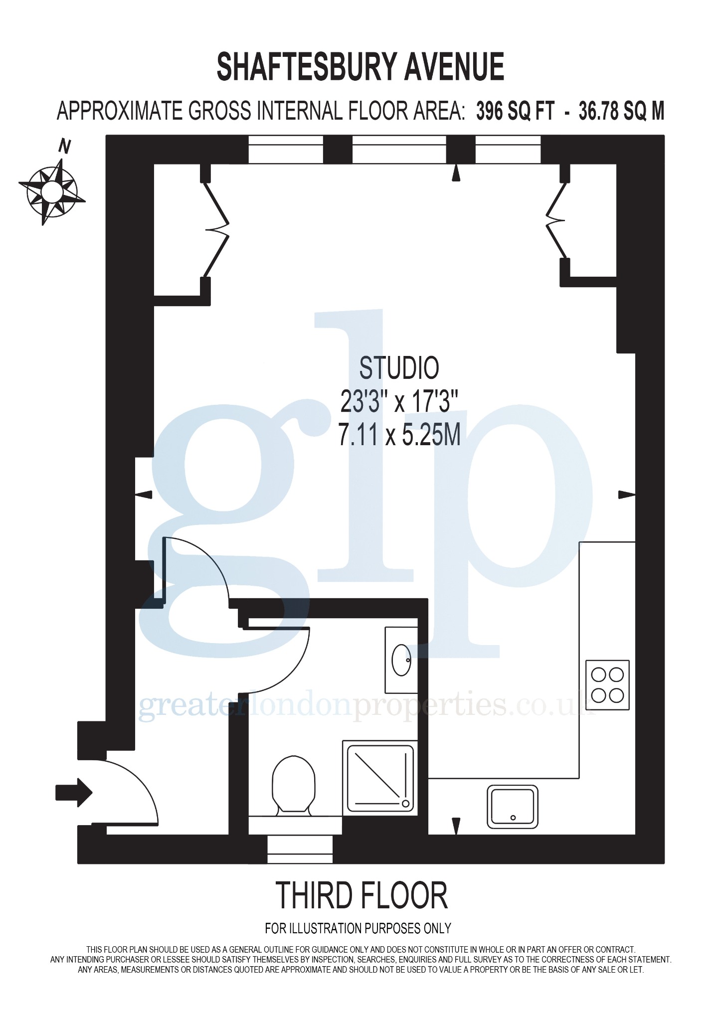 Flat 3.2, 76 Shaftesbury Avenue, Greater London floorplan